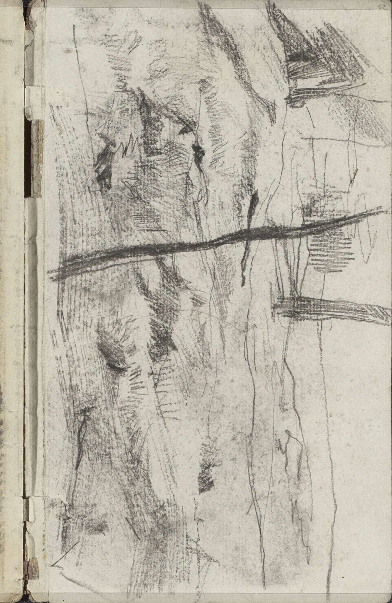 Landschap, mogelijk een duinlandschap by George Hendrik Breitner