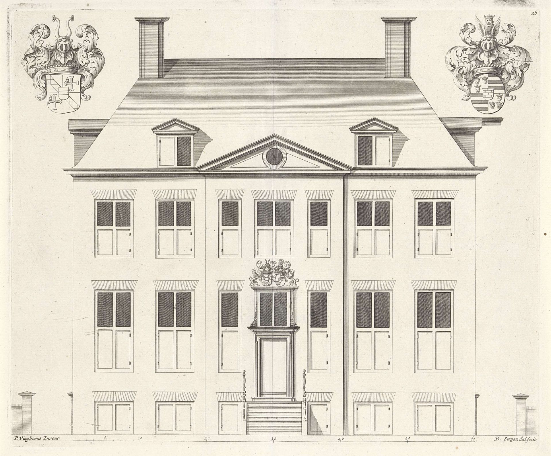 Gevel van Huis Vanenburg bij Putten by Bastiaen Stopendael