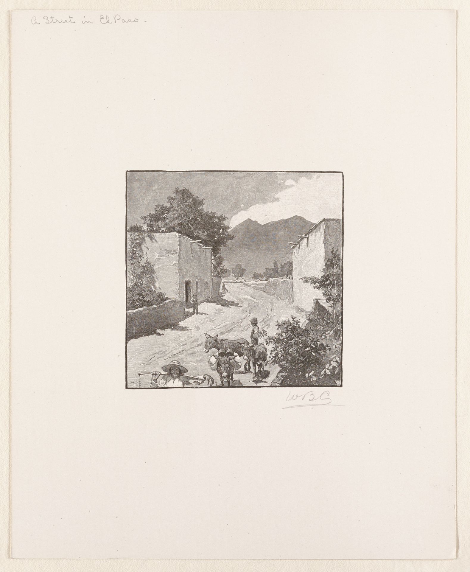Street in El Paso by William B. Closson
