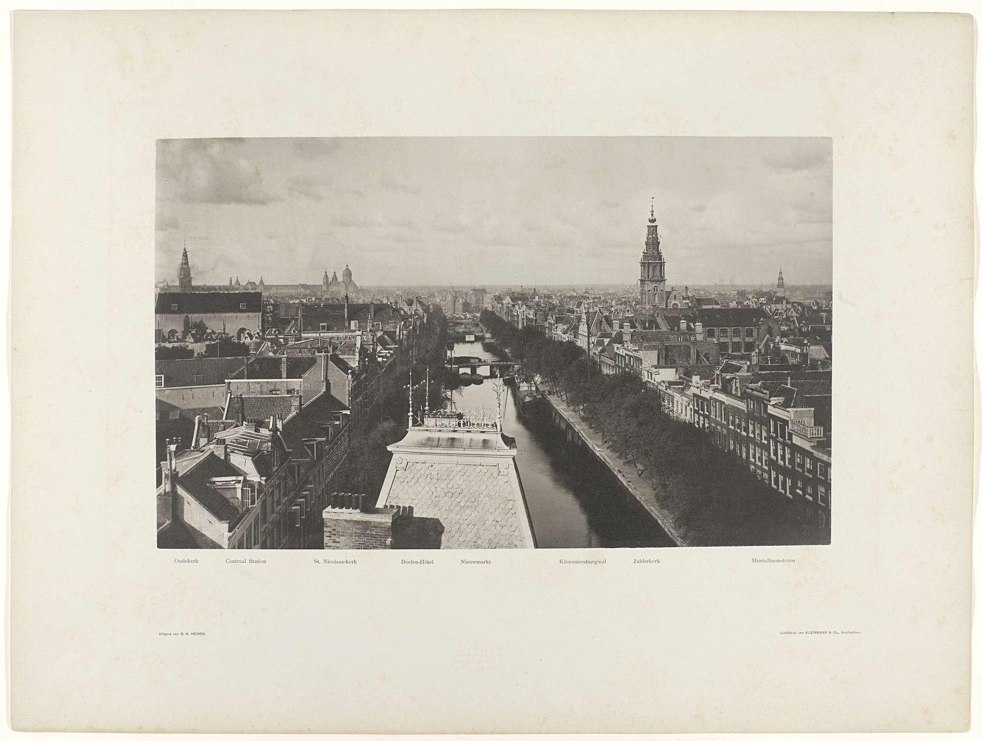 Kloveniersburgwal, seen from the Doelen Hotel
Amsteldijk at the Ceintuurbaan, seen from a house on Amsteldijk 42 by Gerrit Hendricus Heinen