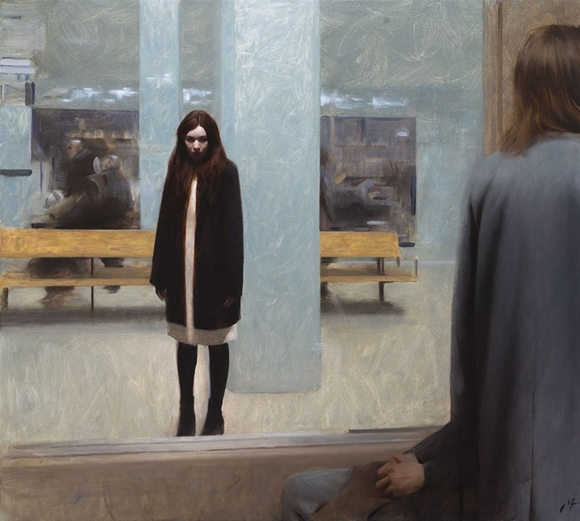 Stranger on the plattform by Nick Alm