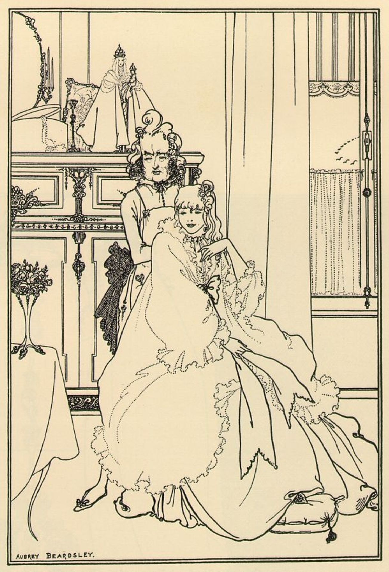 Coiffing by Aubrey Vincent Beardsley