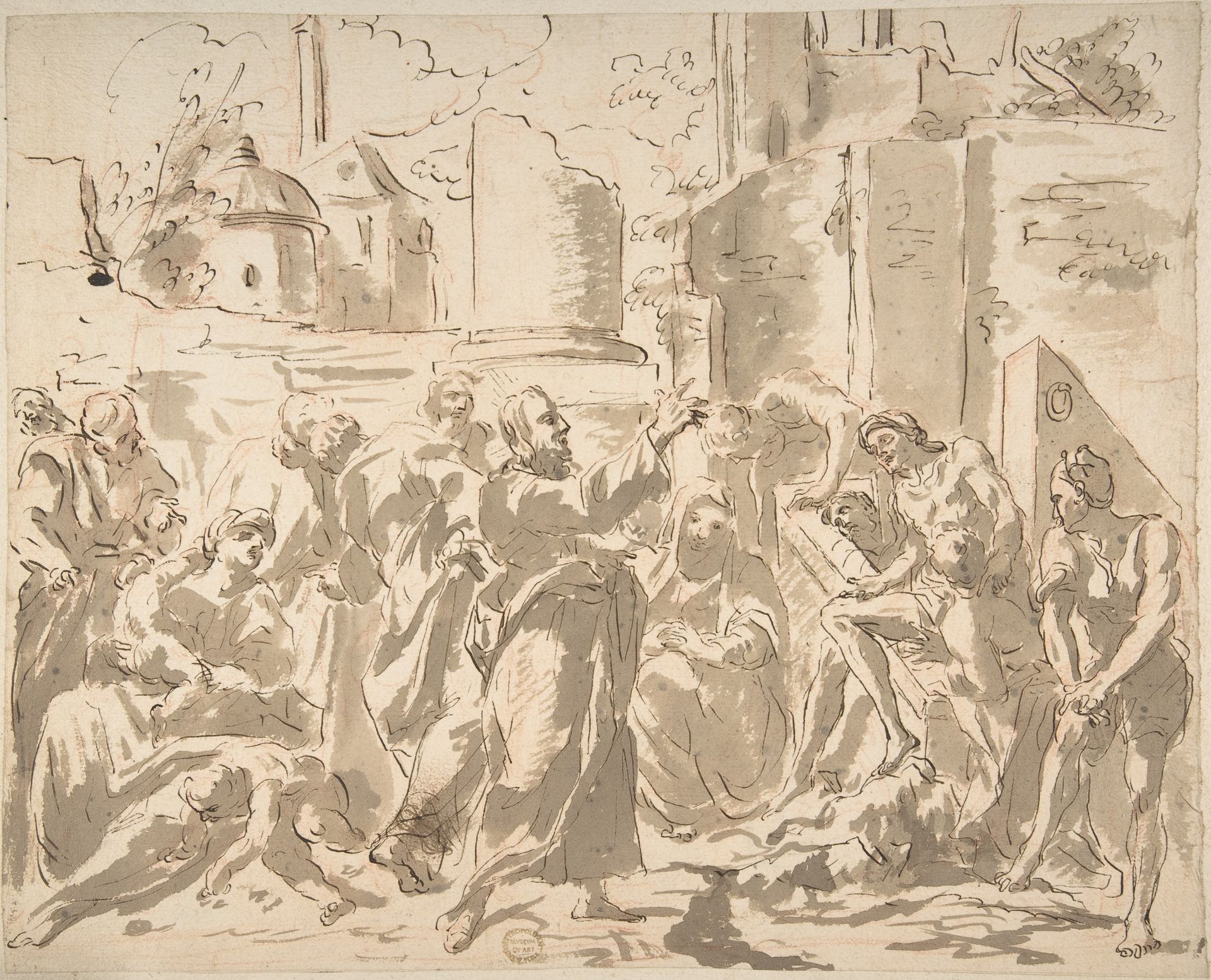 Christ Preaching by Anonymous