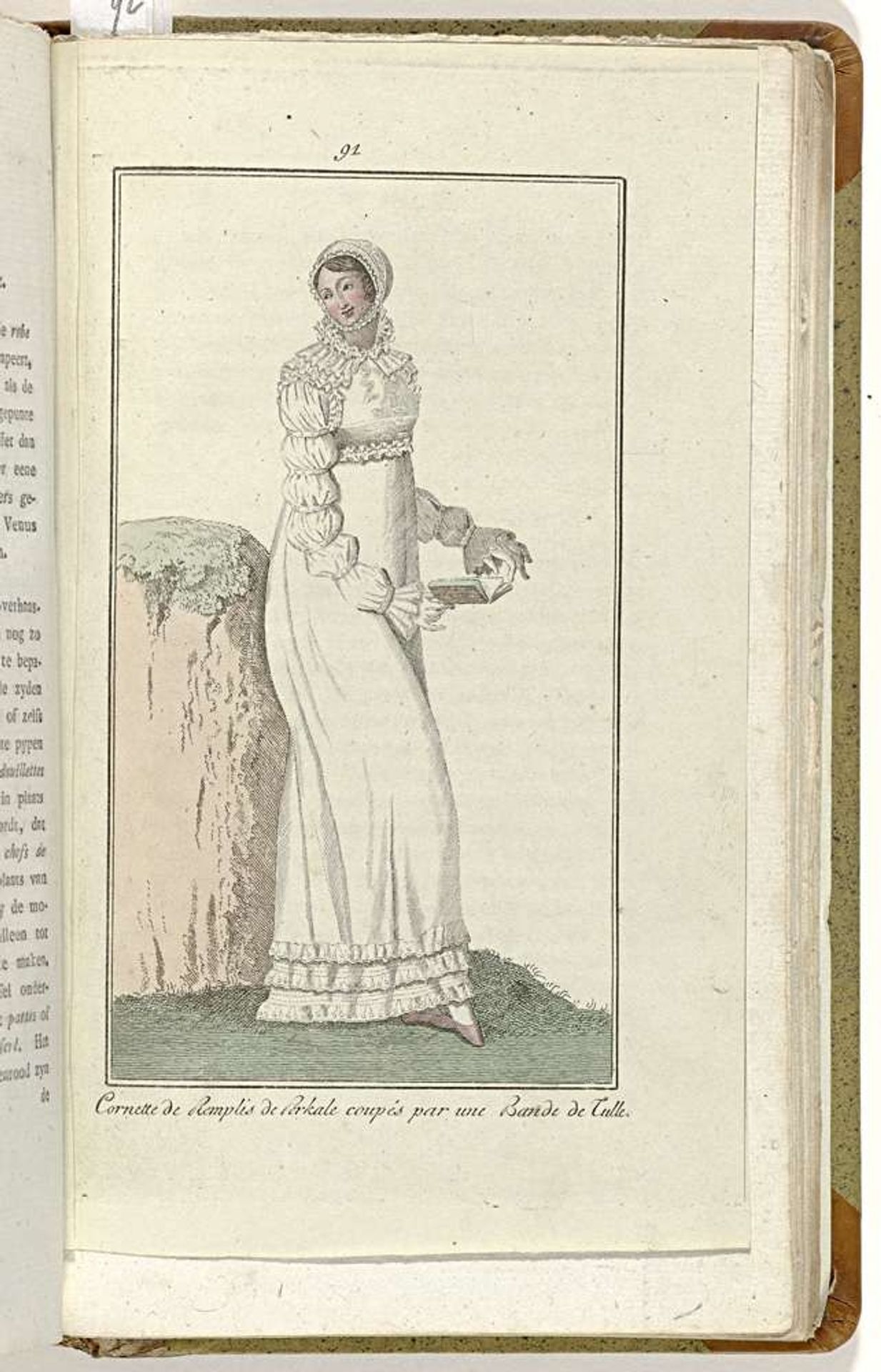 Elegantia, of tijdschrift van mode, luxe en smaak voor dames, Oktober 1809, No. 91 : Cornette de Remplis de Perkale... by Anonymous