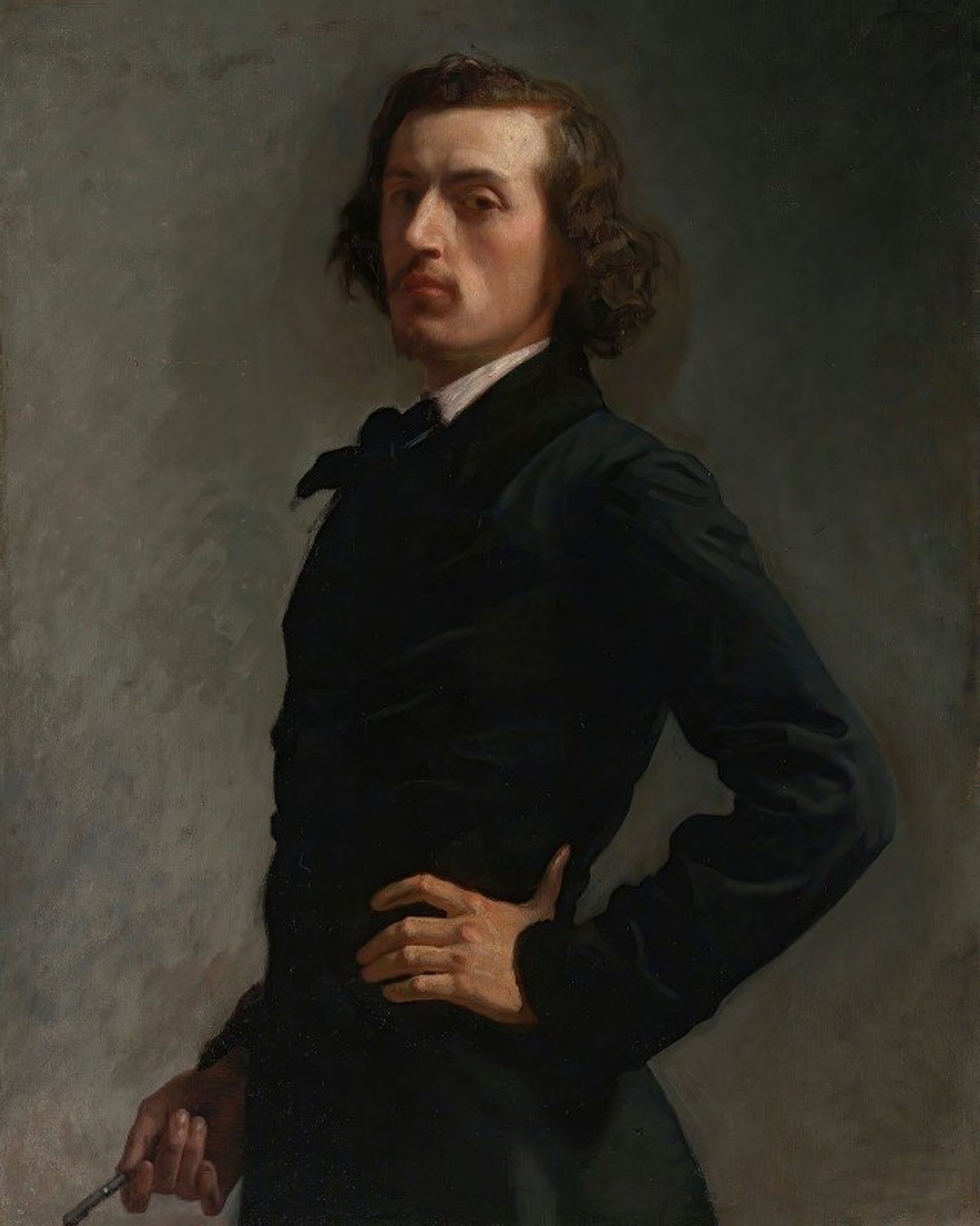 Portrait Of Monsieur Allard by Léon Bonnat