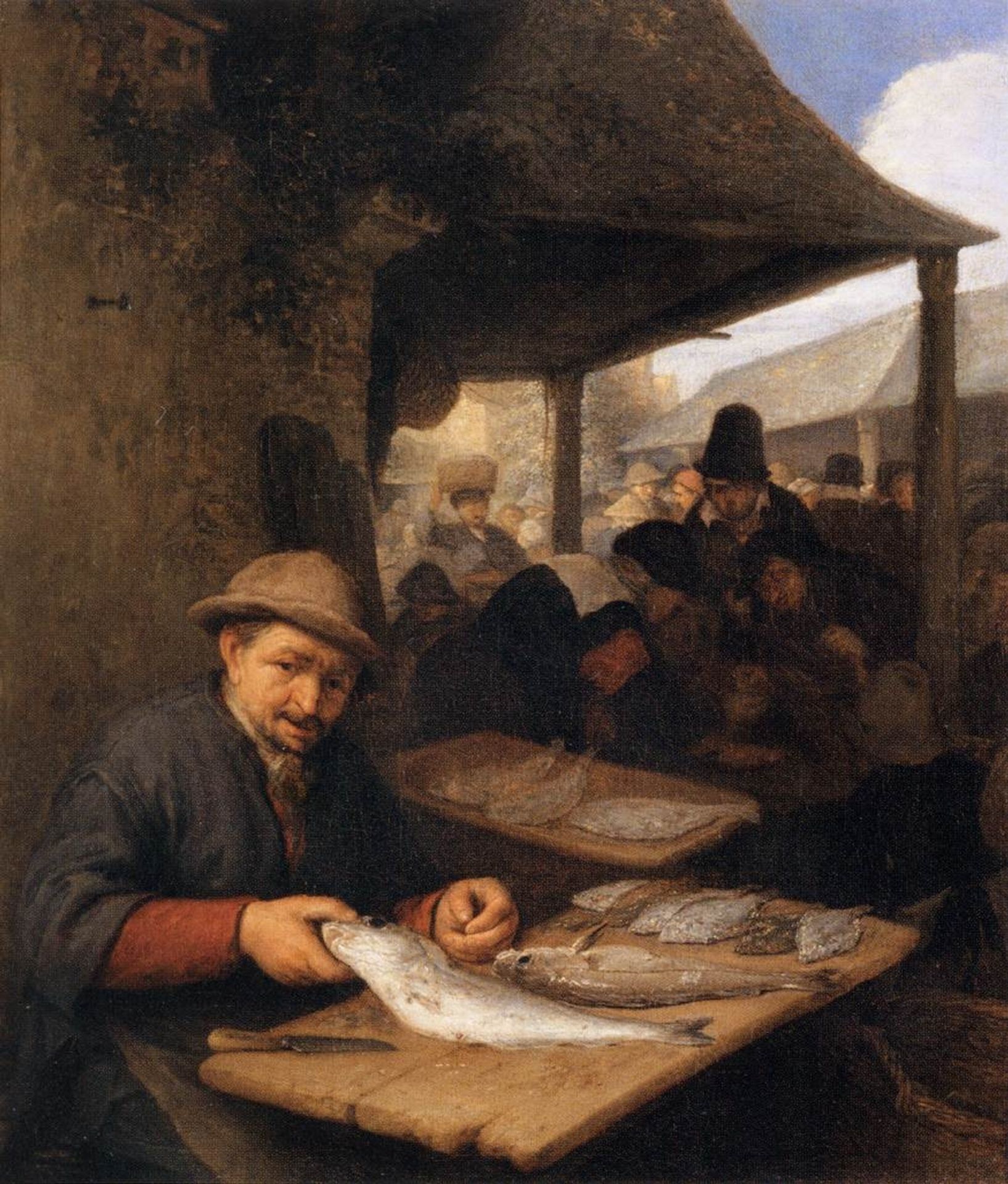 The Fishmarket by Adriaen van Ostade