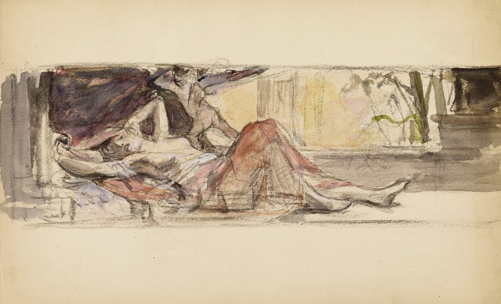 Le matin by Léon François Comerre