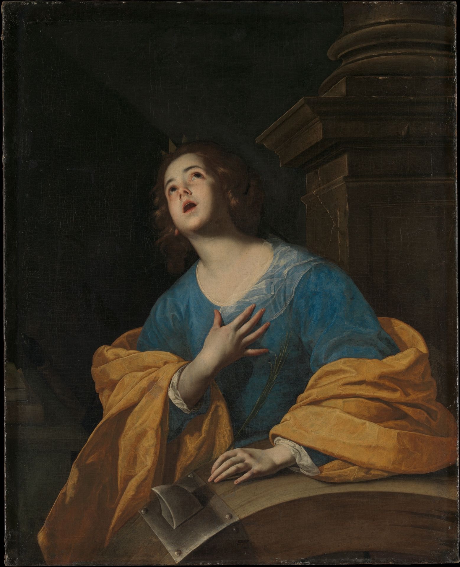 Saint Catherine of Alexandria by Bernardo Cavallino