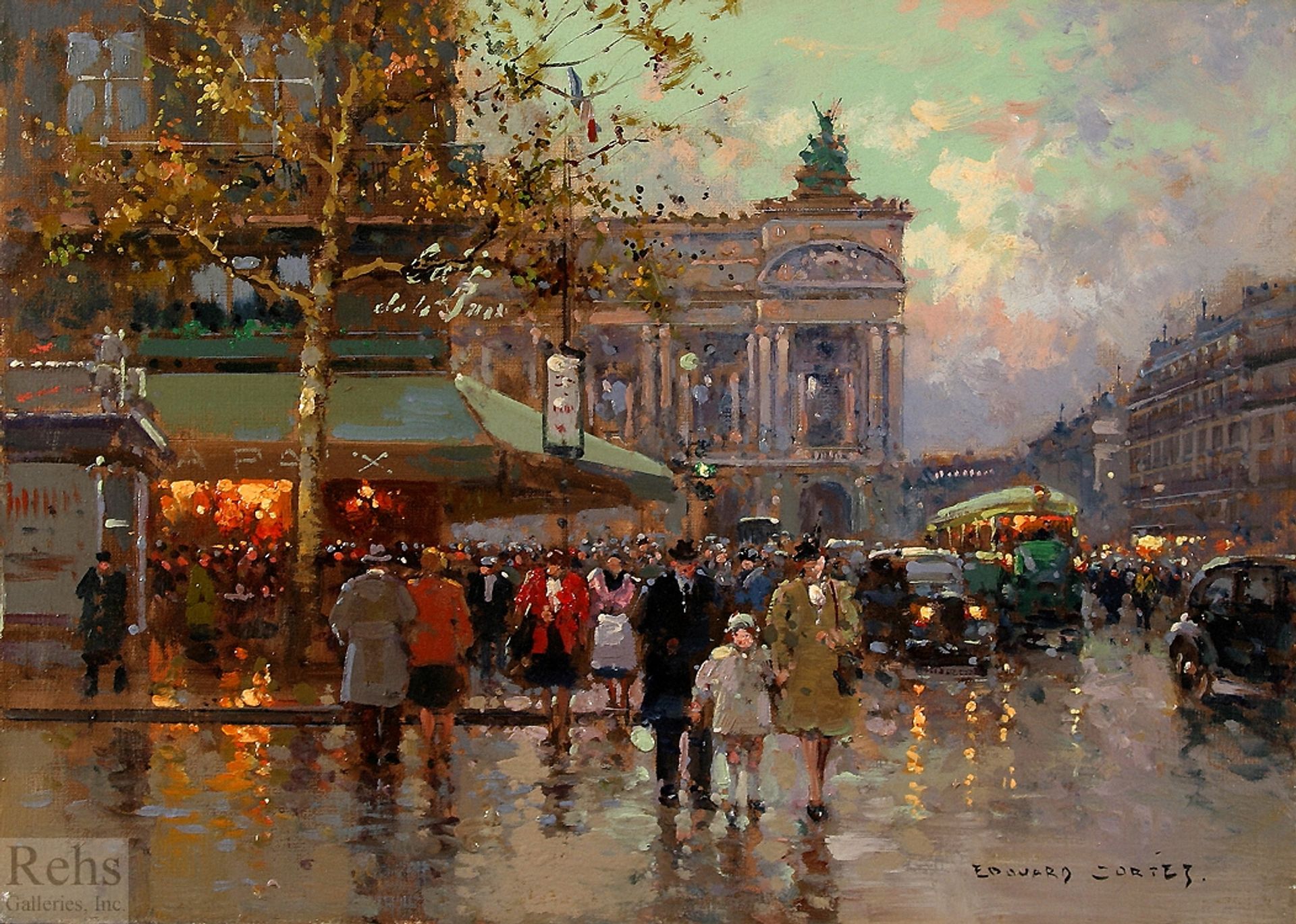 Place de l'Opera by Edouard Cortes