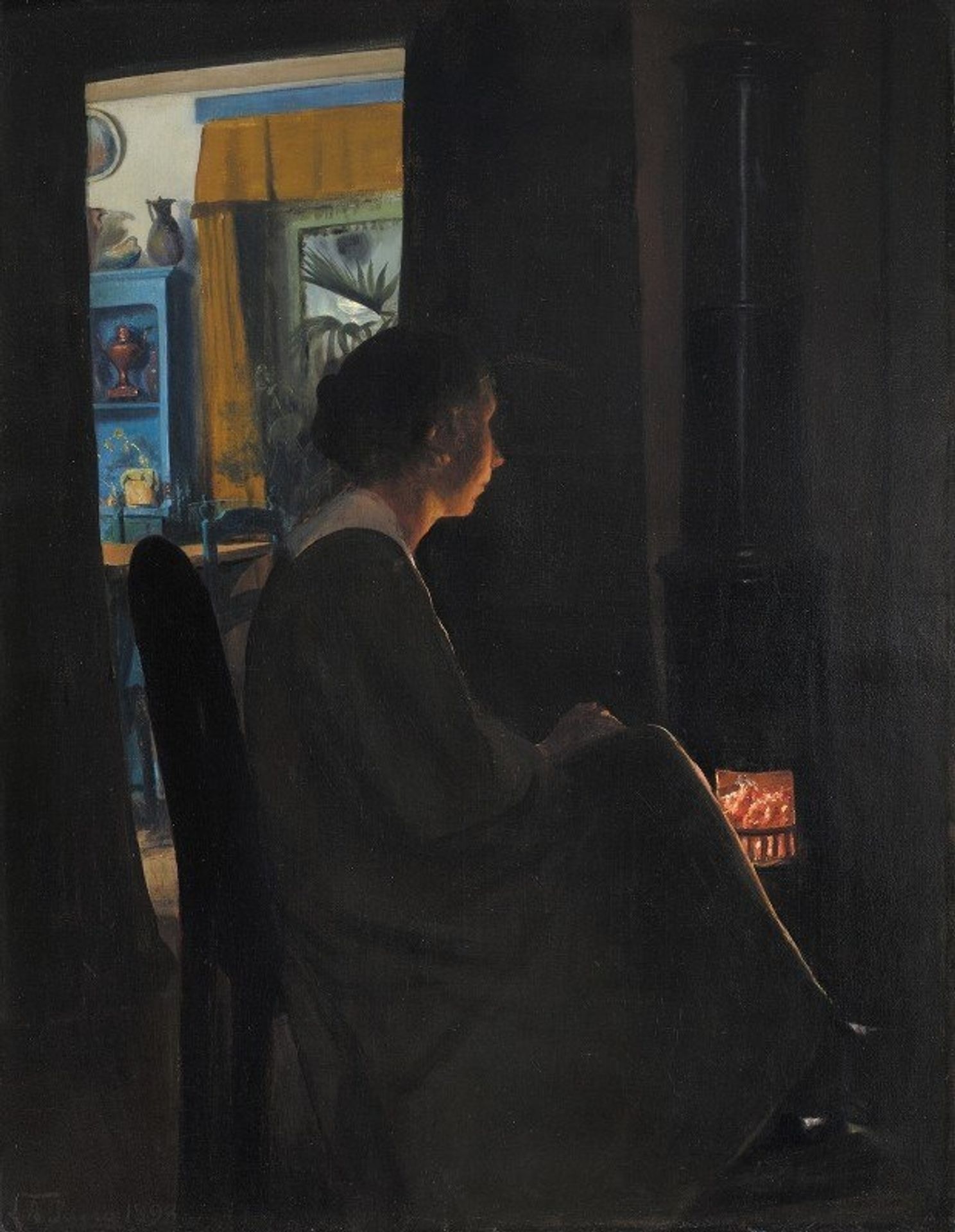 Twilight. The Artist’s Wife by L.A. Ring