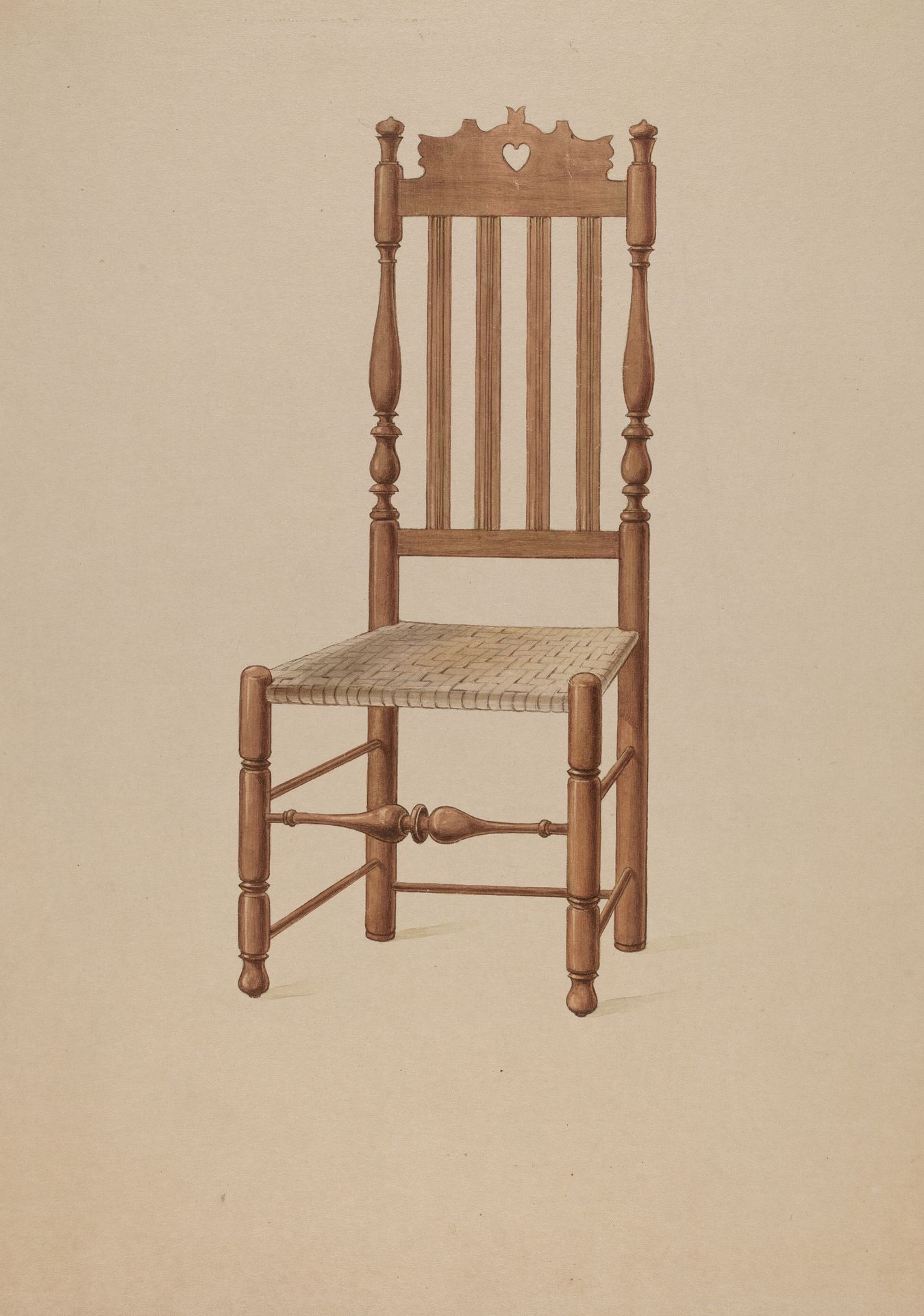 Heart and Crown Chair by Howard Weld