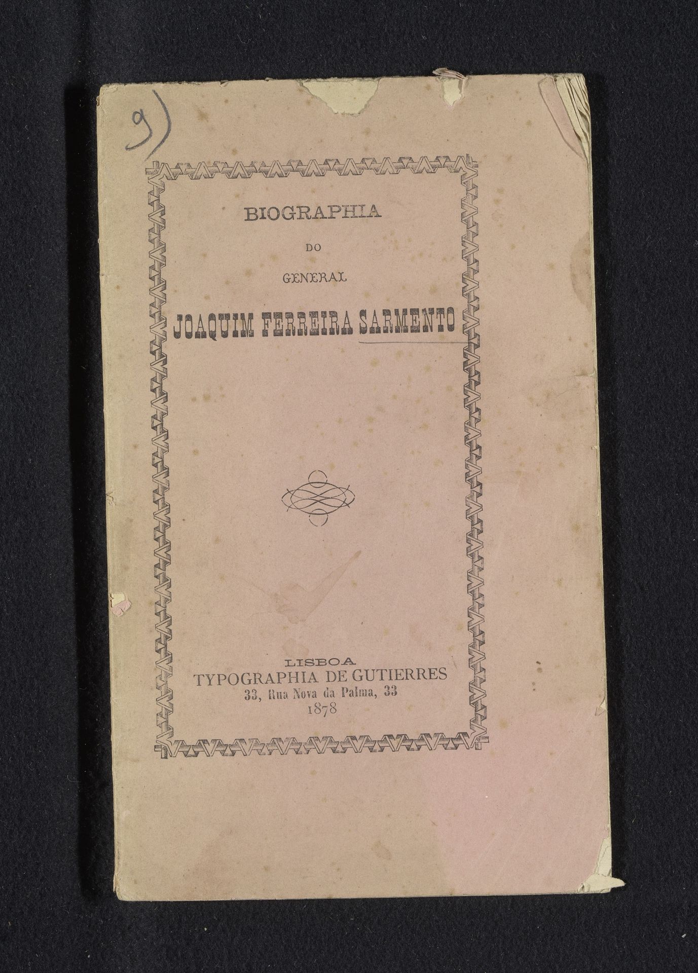 Biographia do General Joaquim Ferreira Sarmanto by Melquiades Sobral