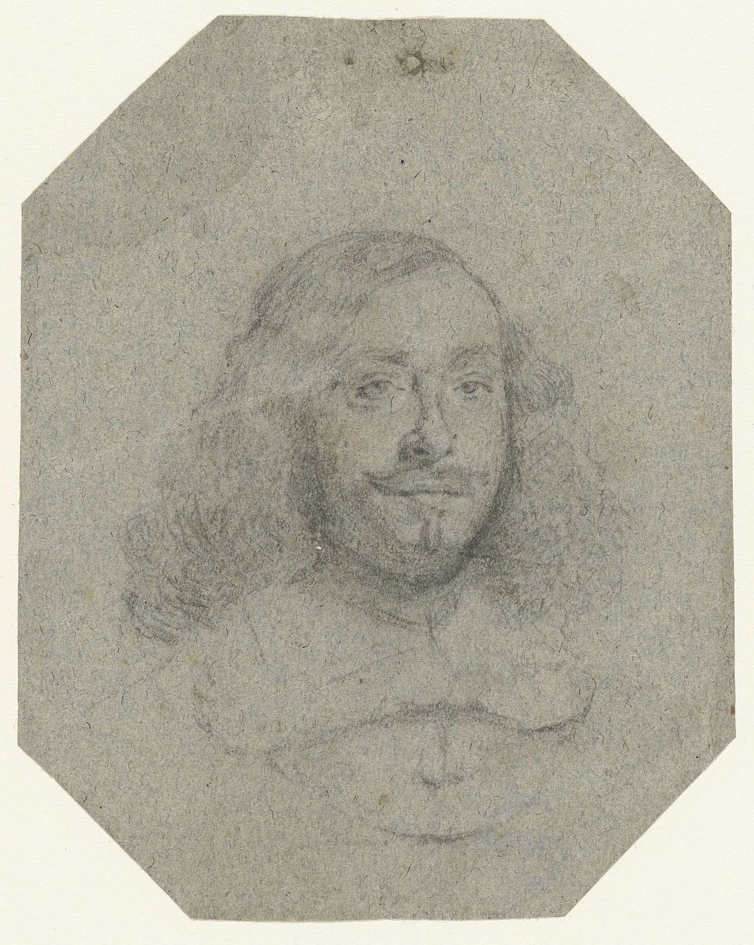 Portetbuste van een (Spaanse?) heer, naar links by Gerard ter (II) Borch