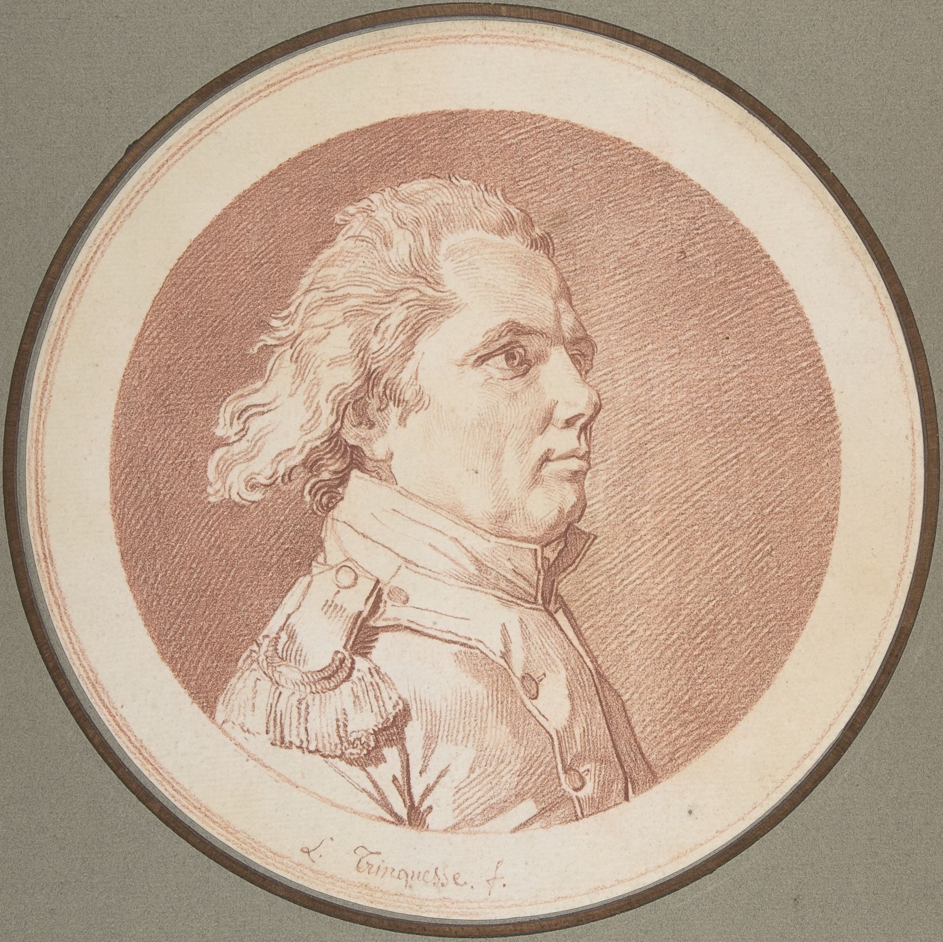 Portrait of François Reidy de Lagrange by Louis Roland Trinquesse