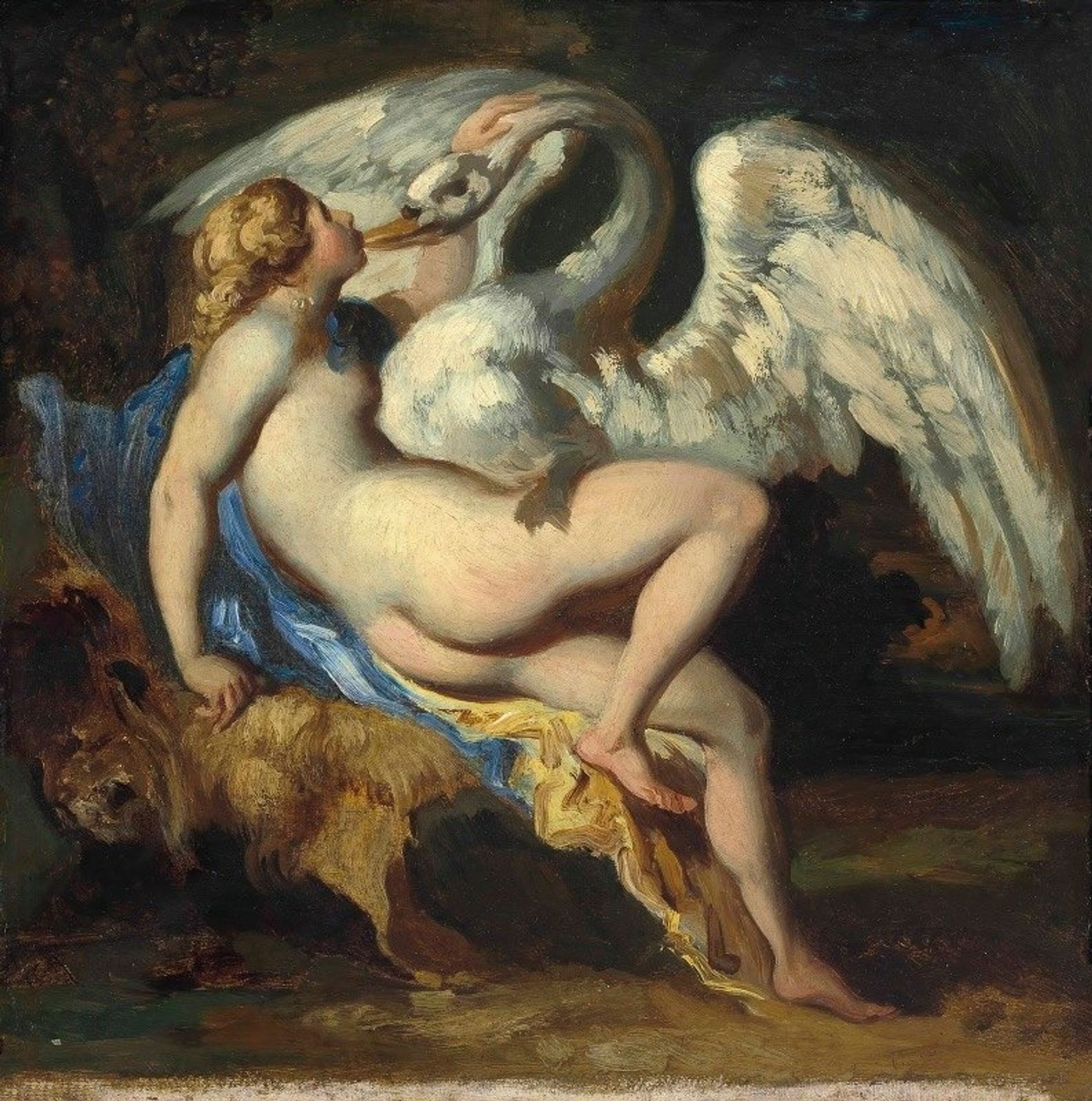 Léda et le cygne by Théodore Géricault