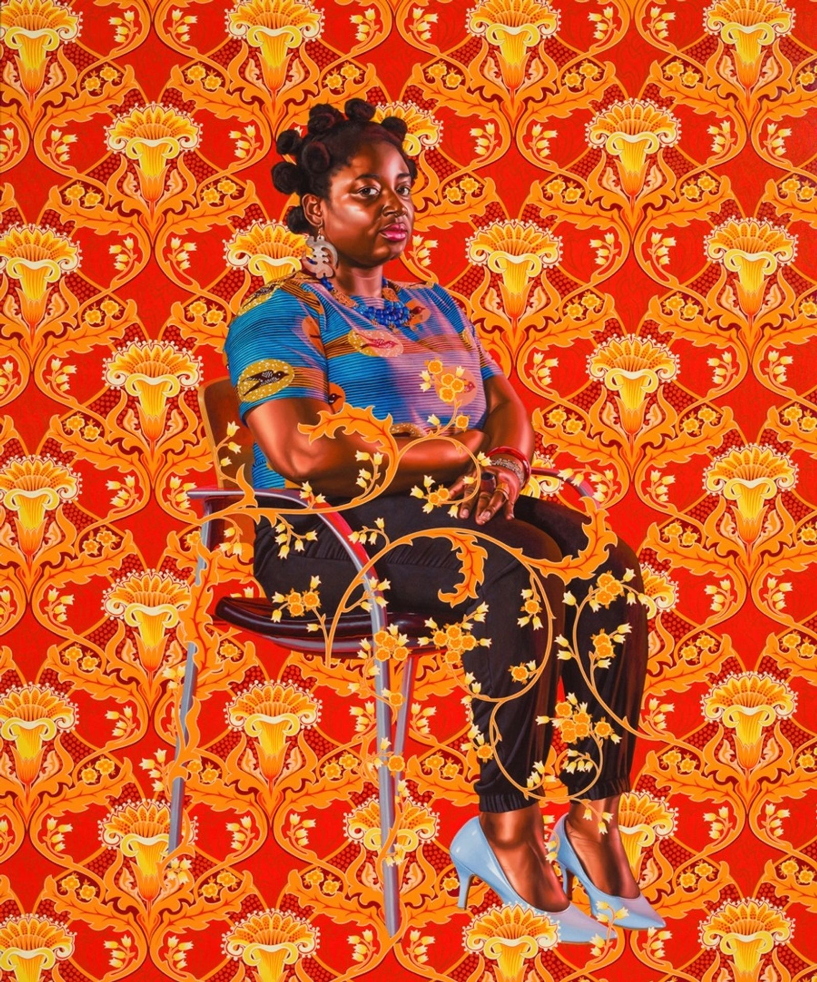 The Comtesse Of Valmont by Kehinde Wiley