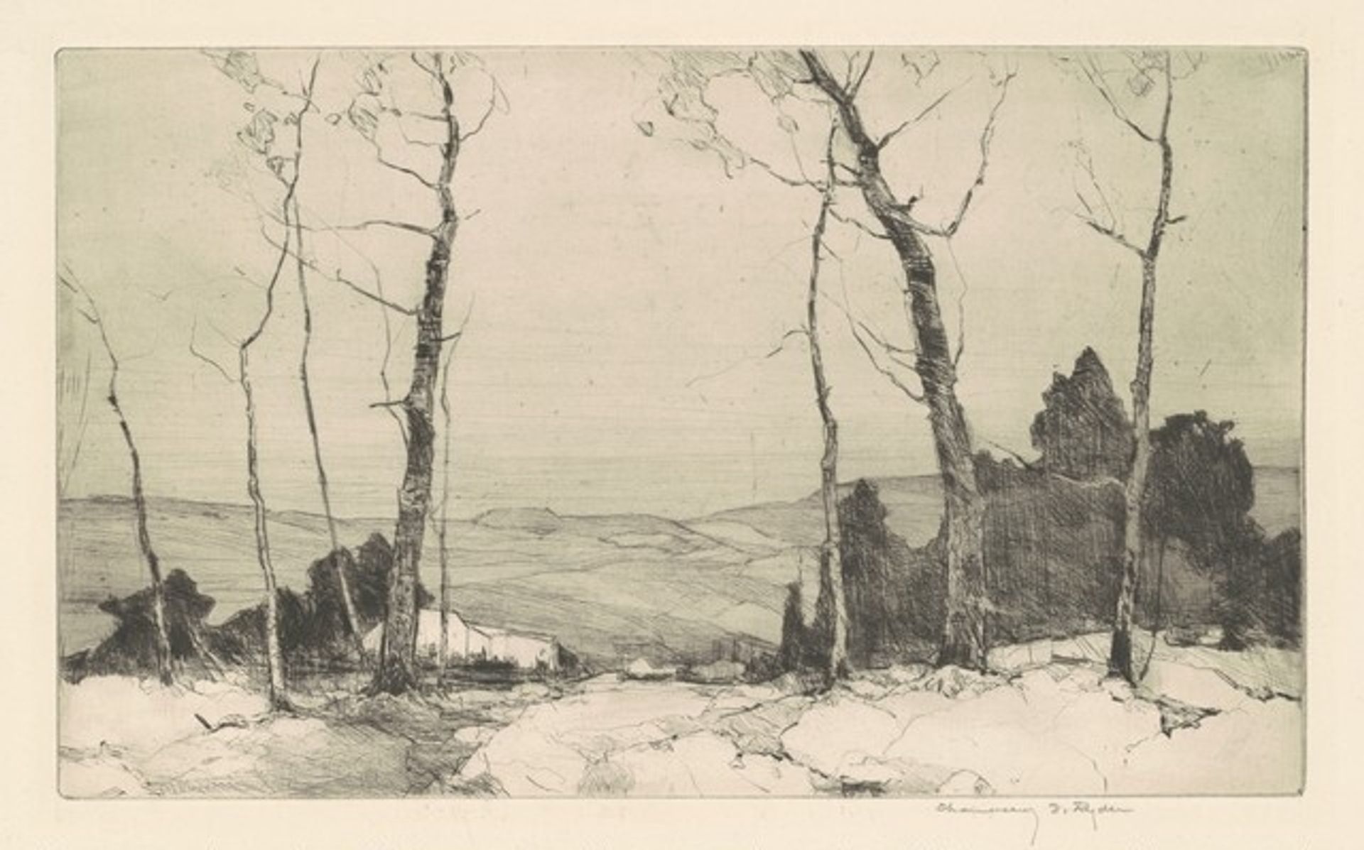 Tollhouse Road by Chauncey Foster Ryder