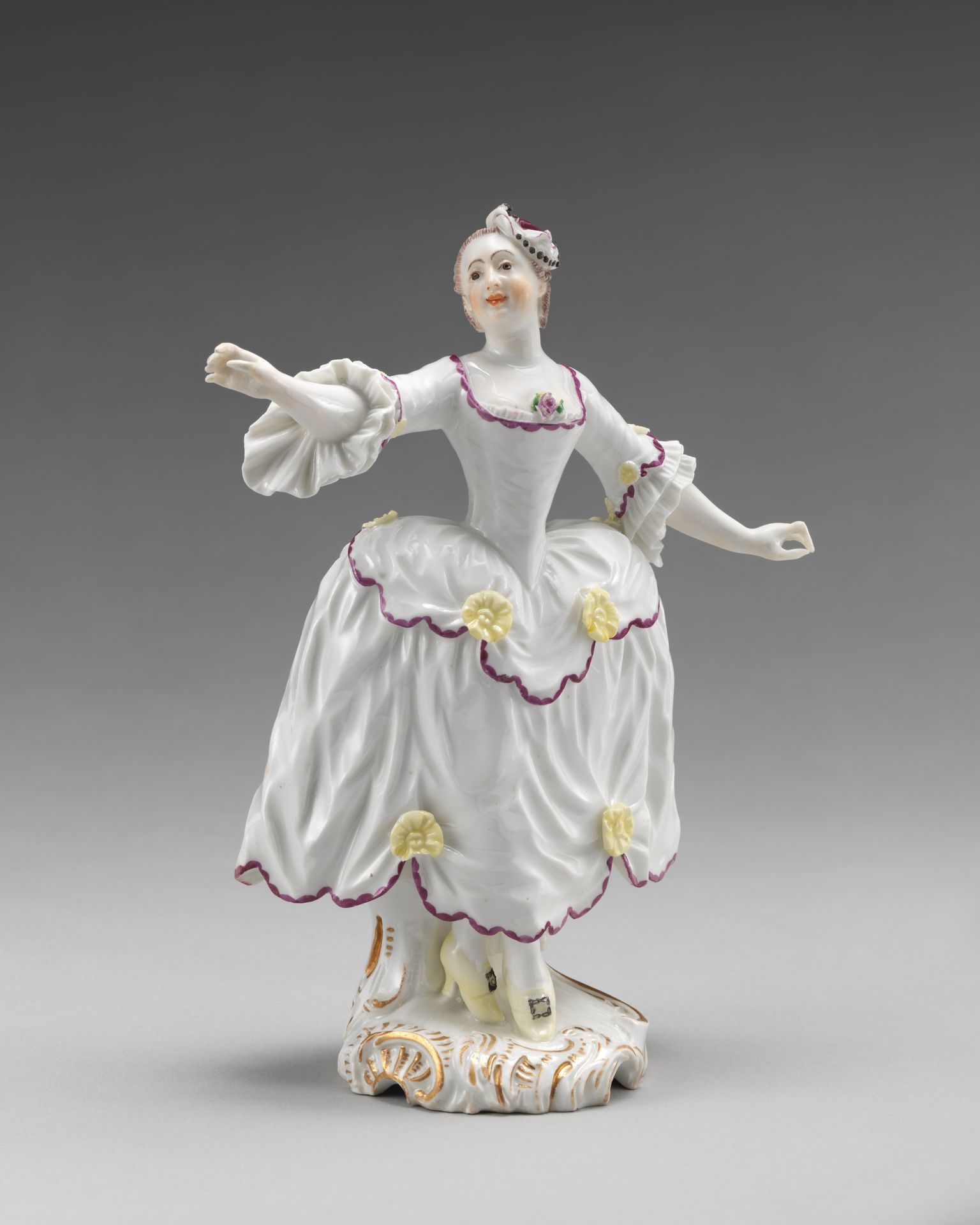 Dancer (one of a pair) by Höchst Manufactory