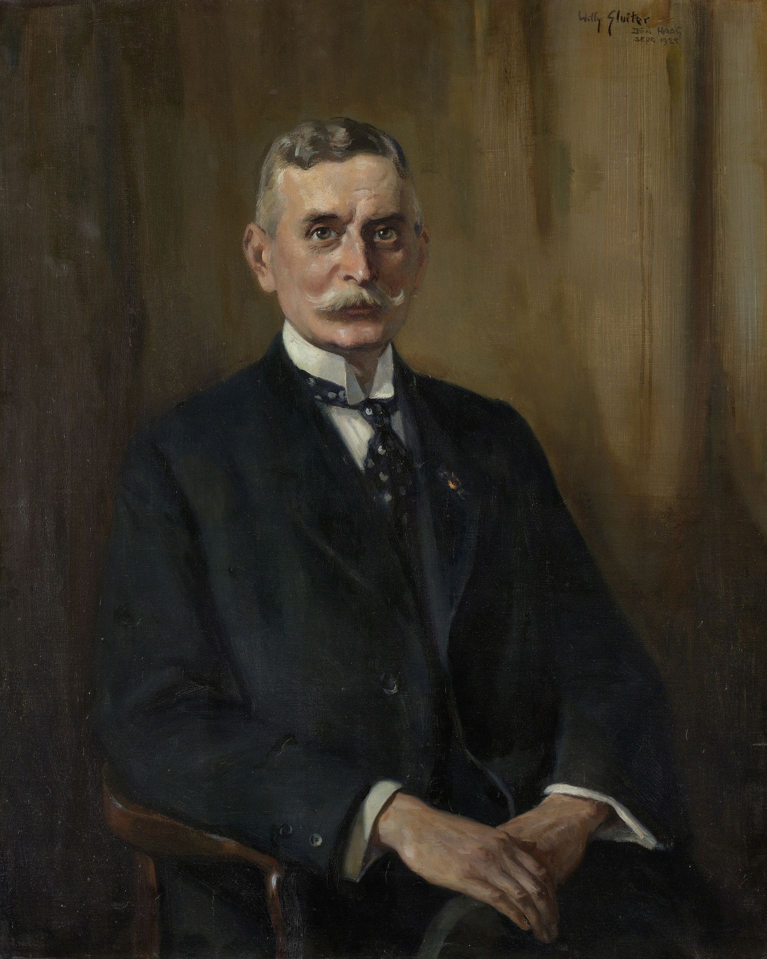 Jacob Christiaan Koningsberger (1867-1951). Chairman of the People's Council (1918-19) by Willy Sluiter