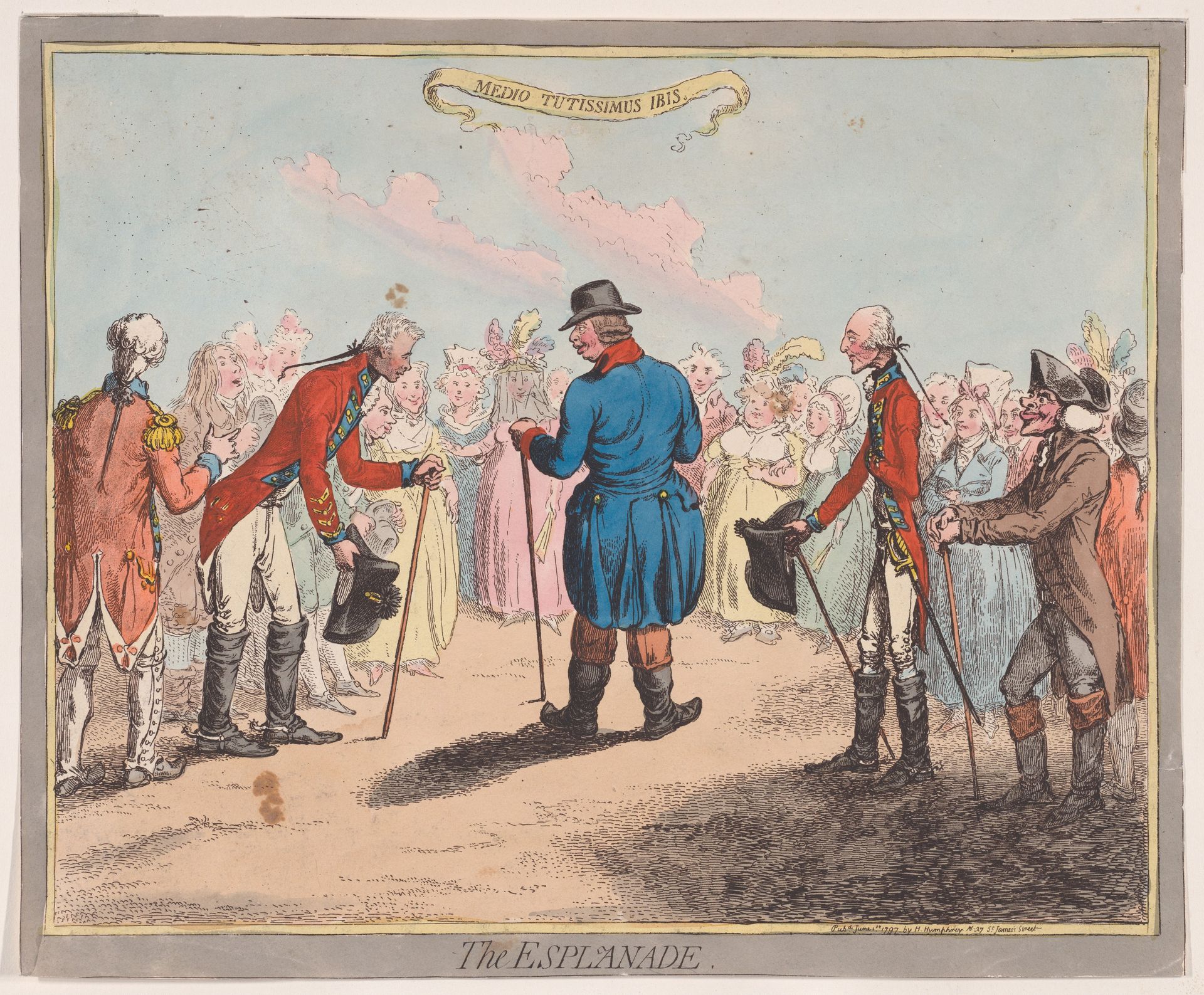The Esplanade by James Gillray