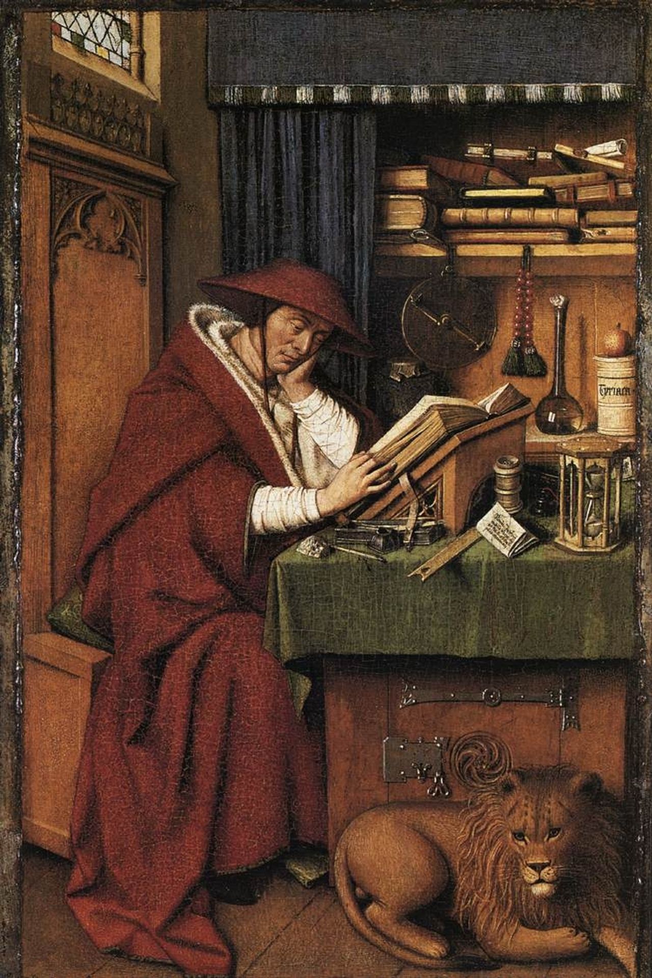 St. Jerome in his Study by Jan van Eyck