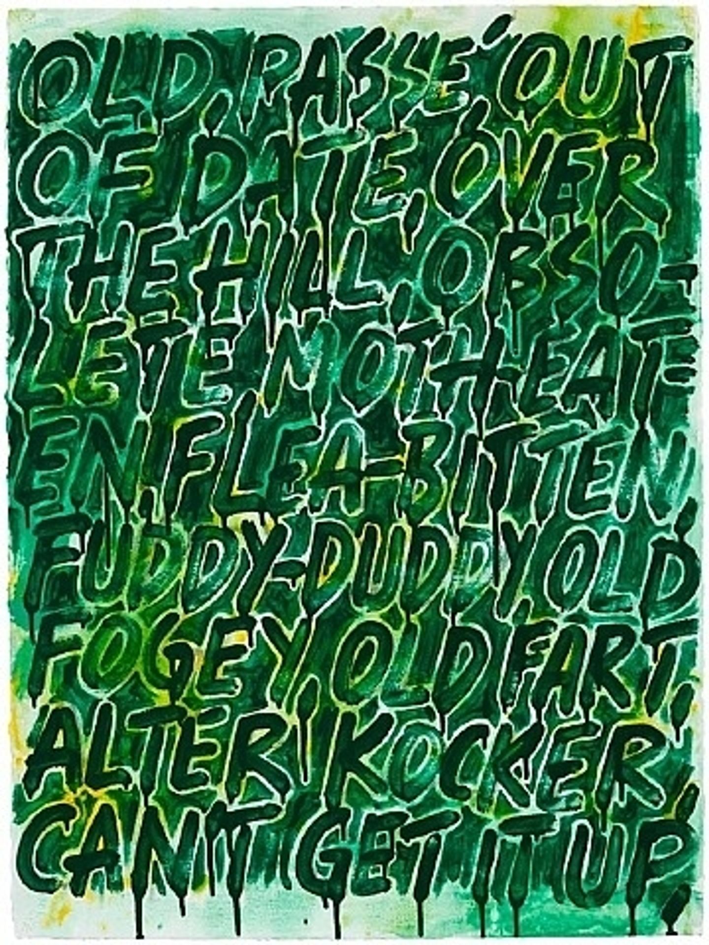 Old by Mel Bochner