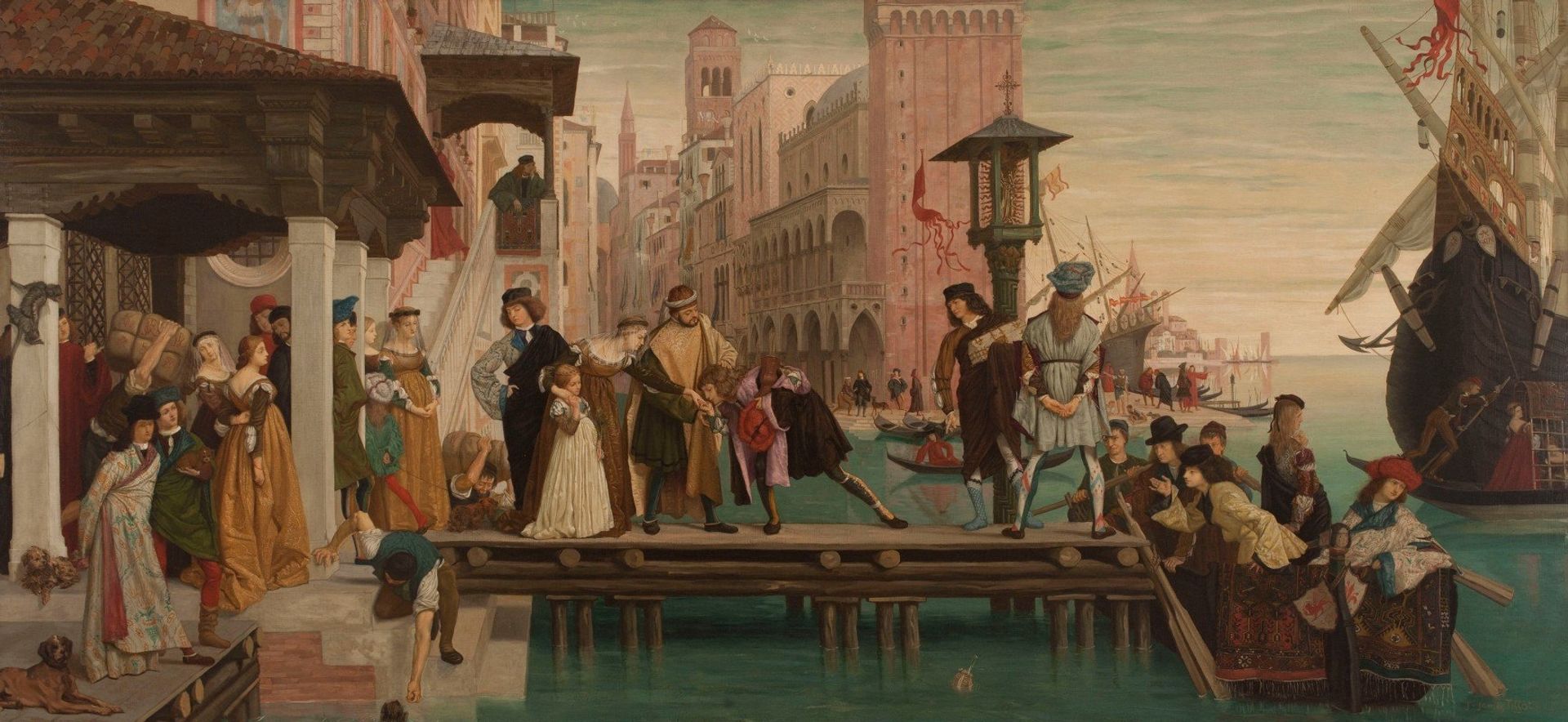 The departure of the prodigal son by James Tissot