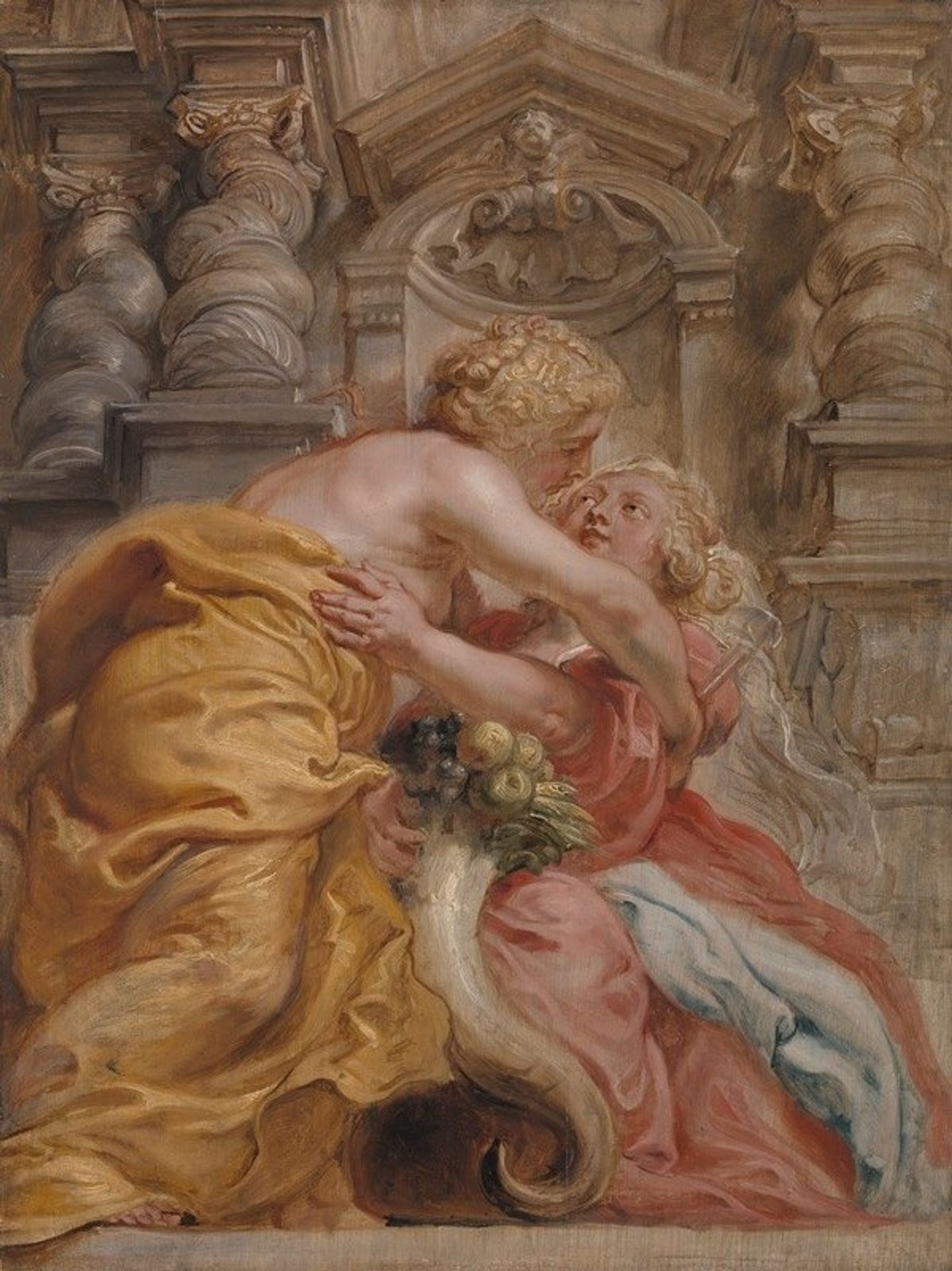 Peace Embracing Plenty by Peter Paul Rubens