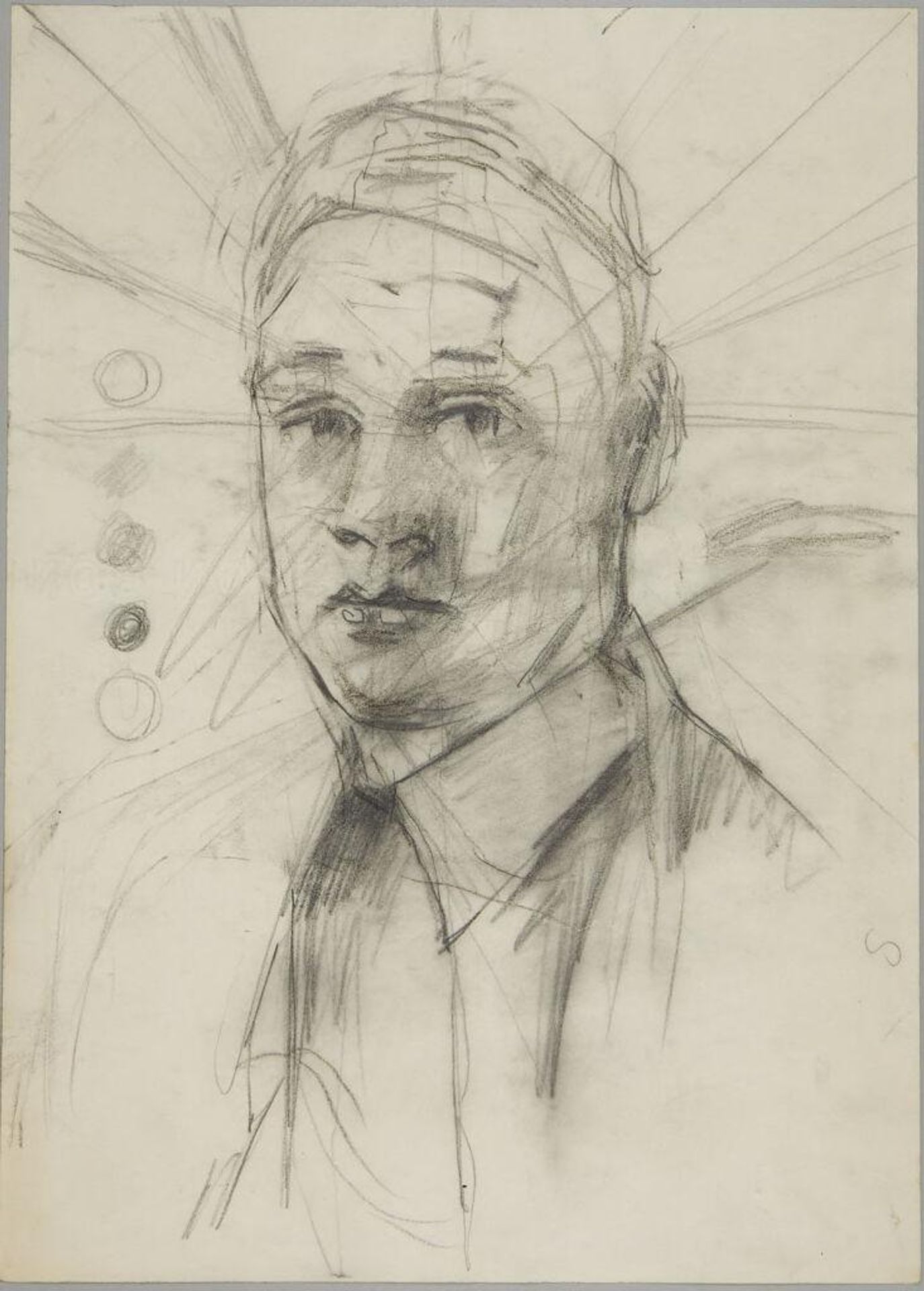 Male Head Turned One-Quarter Left by Denman Waldo Ross