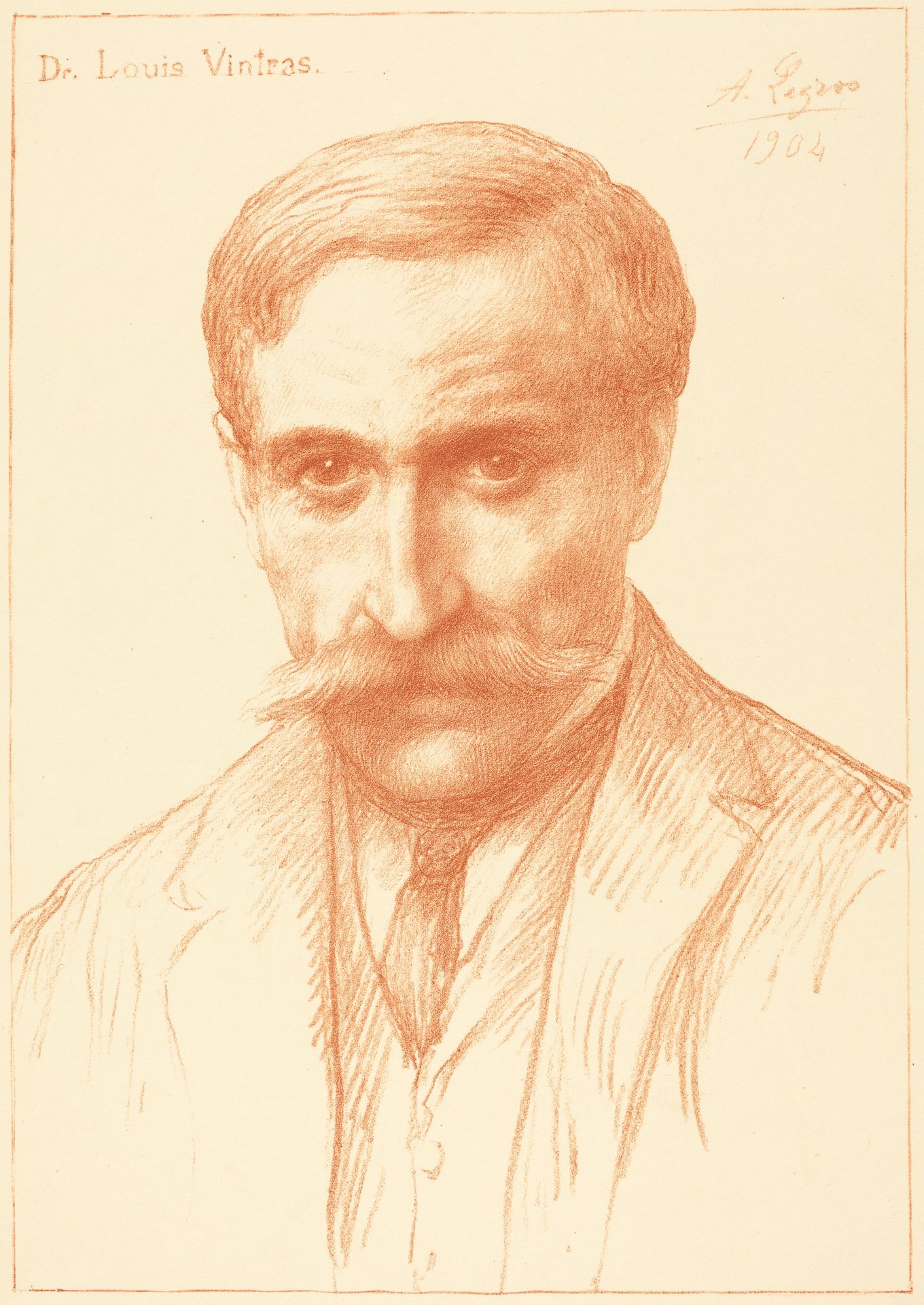 Dr. Louis Vintras by Alphonse Legros