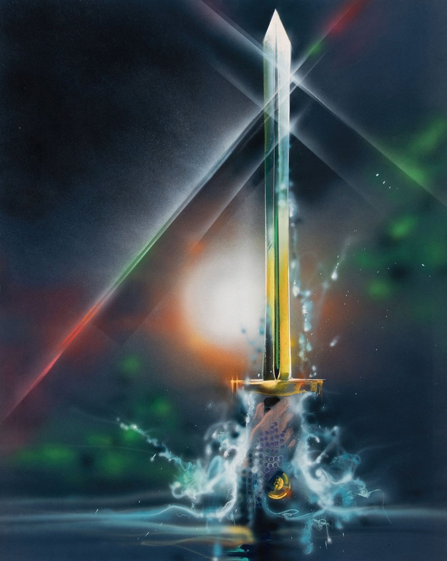 Excalibur, movie poster by Robert Peak