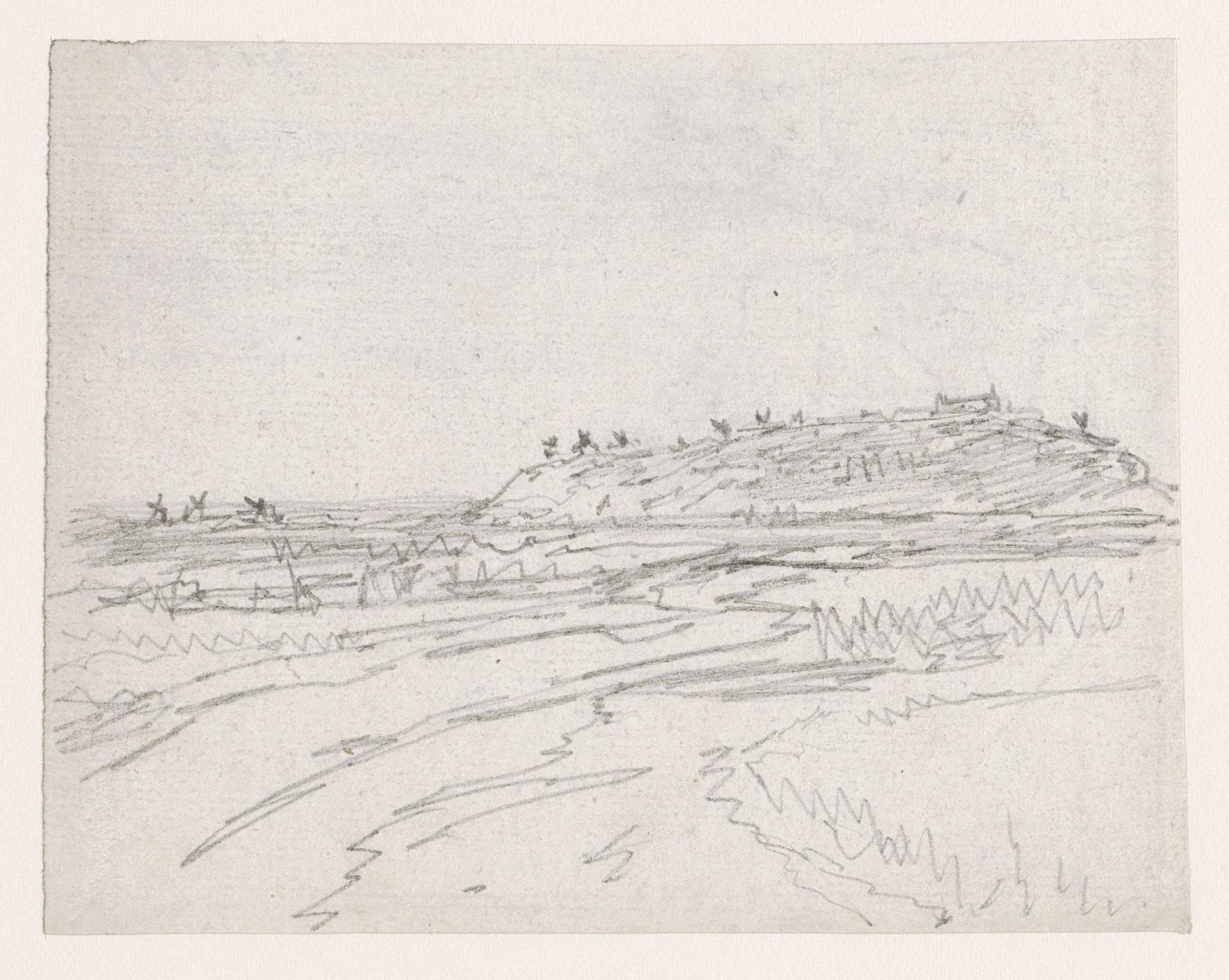 Montmartre van een grote afstand by Georges Michel