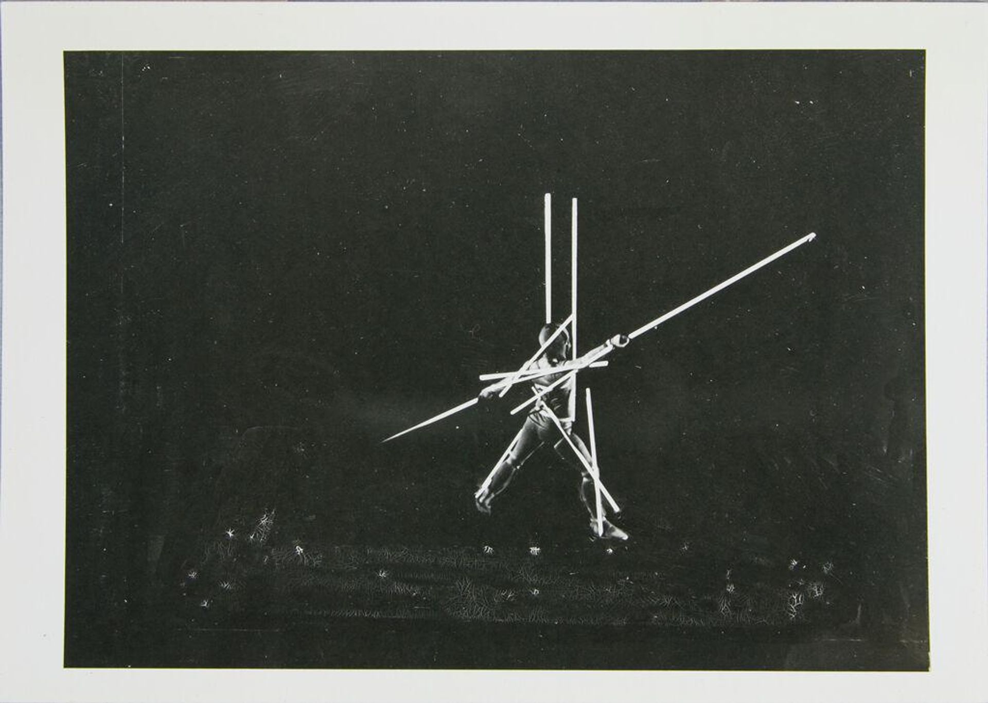 Copy Print: "Staff Dance" Performed by Manda von Kreibig by T. Lux Feininger