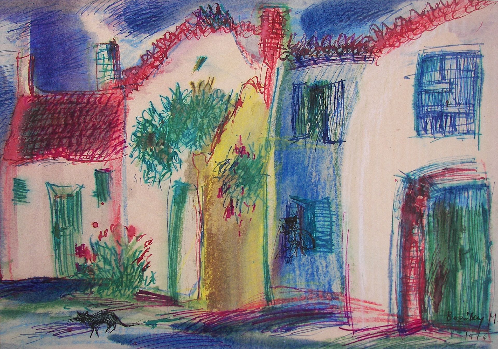 Southern Fisherman Houses by Maria Bozoky