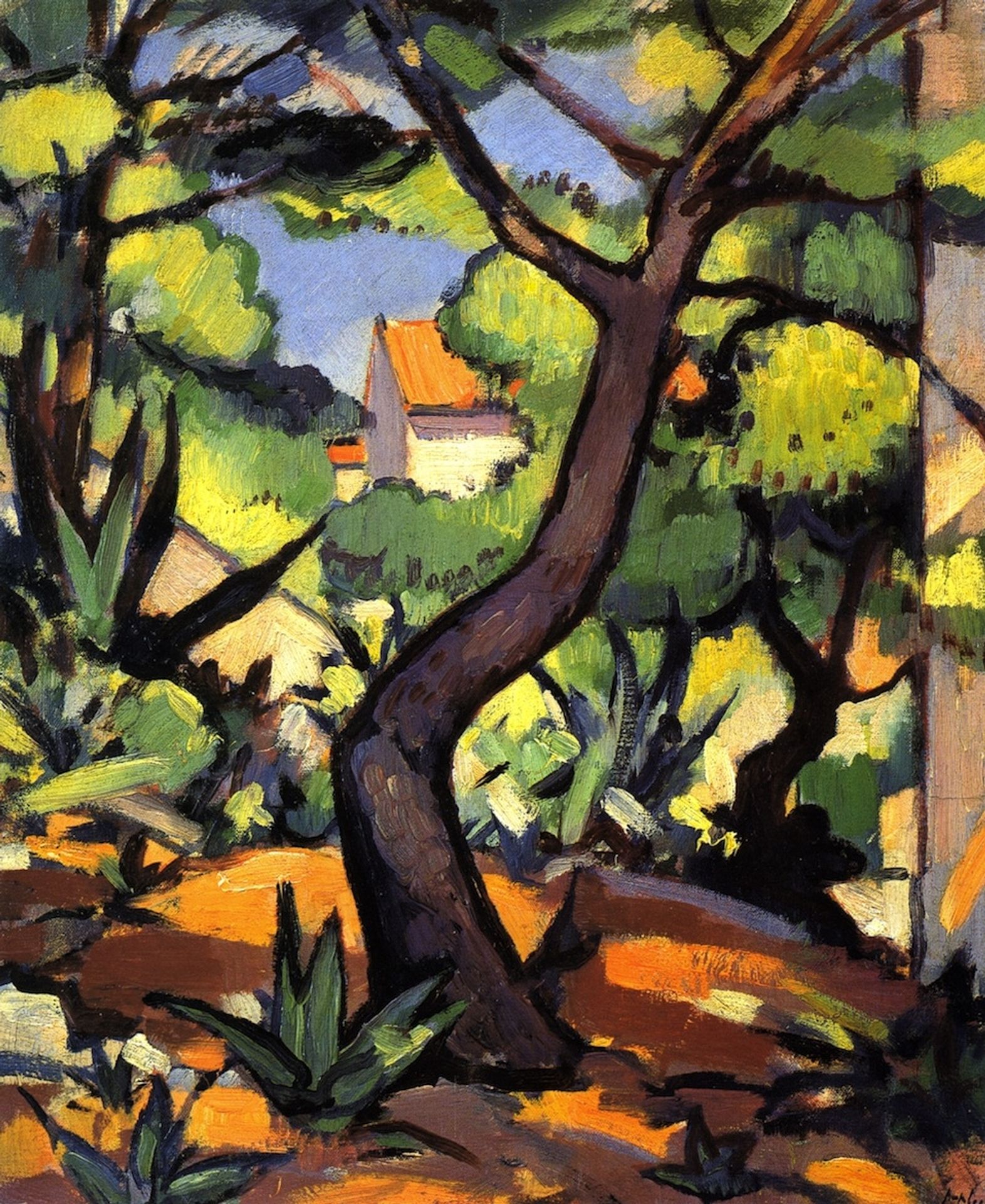 Landscape at Cassis by Samuel Peploe