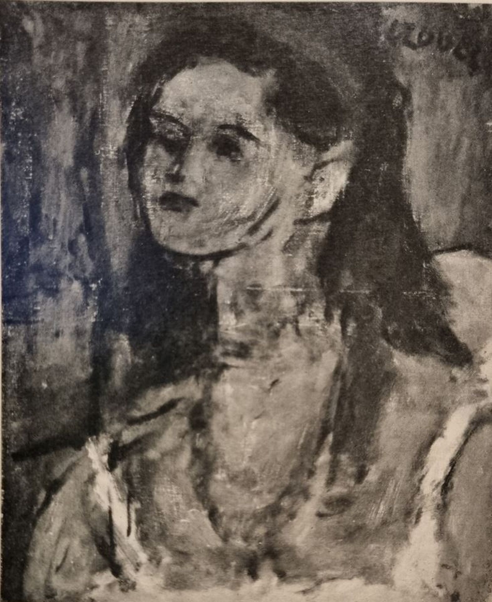 Bela Czobel, Girl with Red Ribbon by Bela Czobel