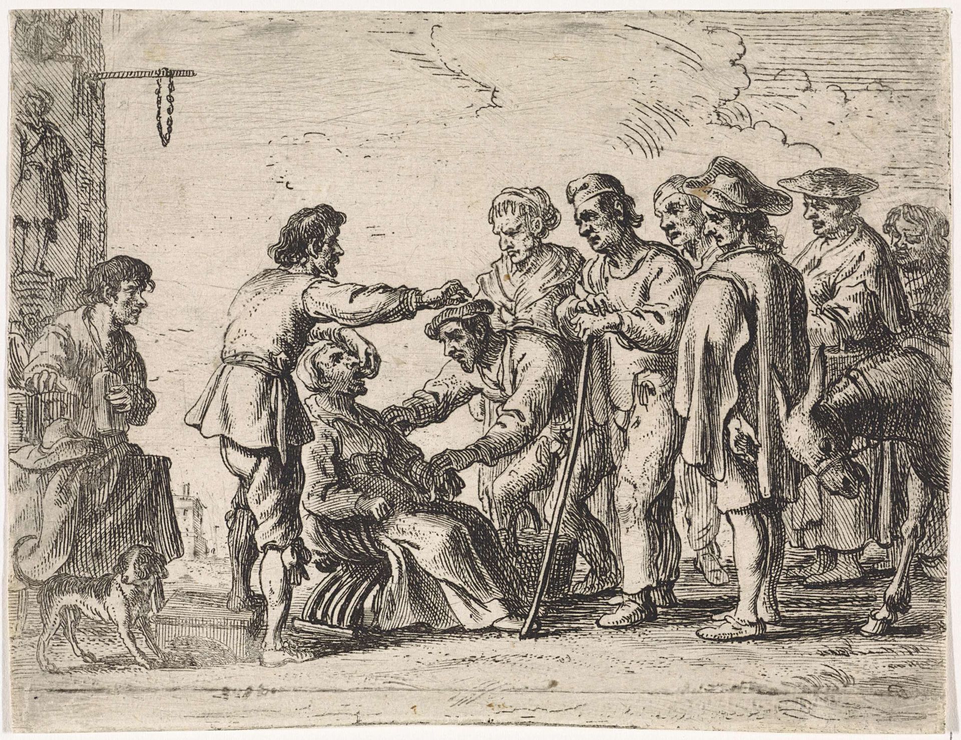 De kwakzalver by Cornelis de Wael