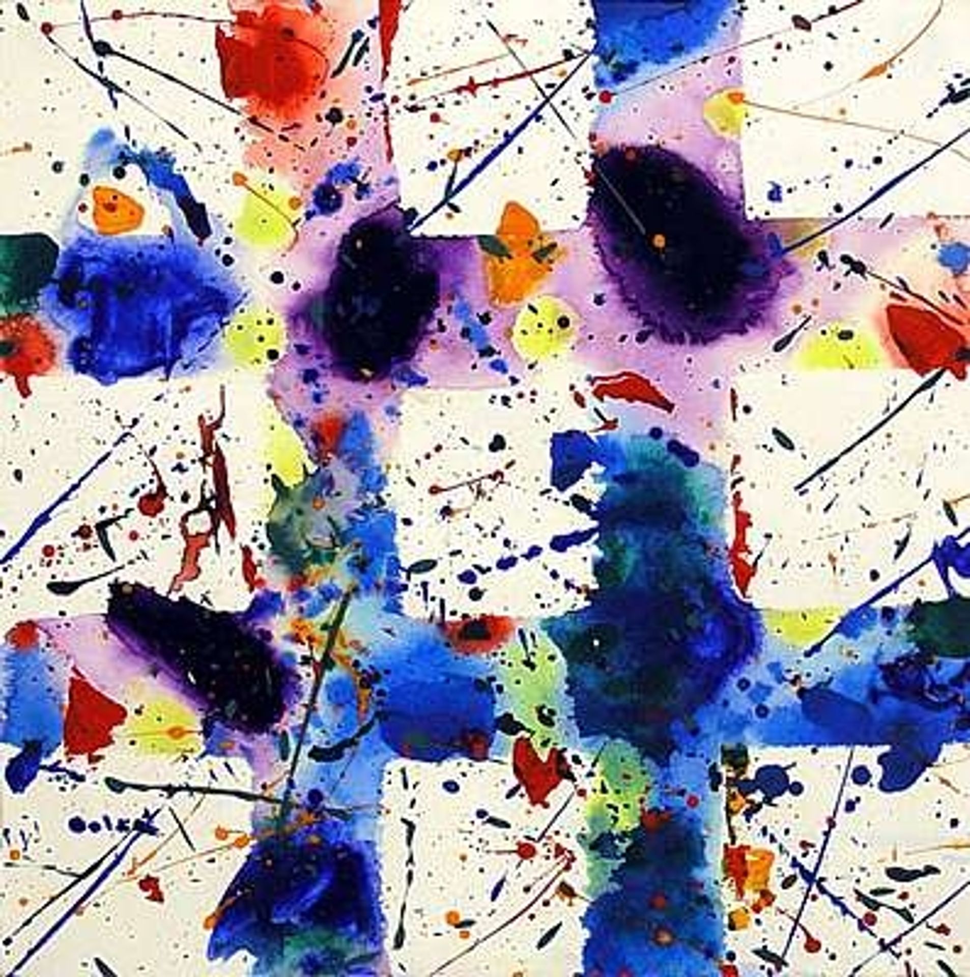 Untitled by Sam Francis