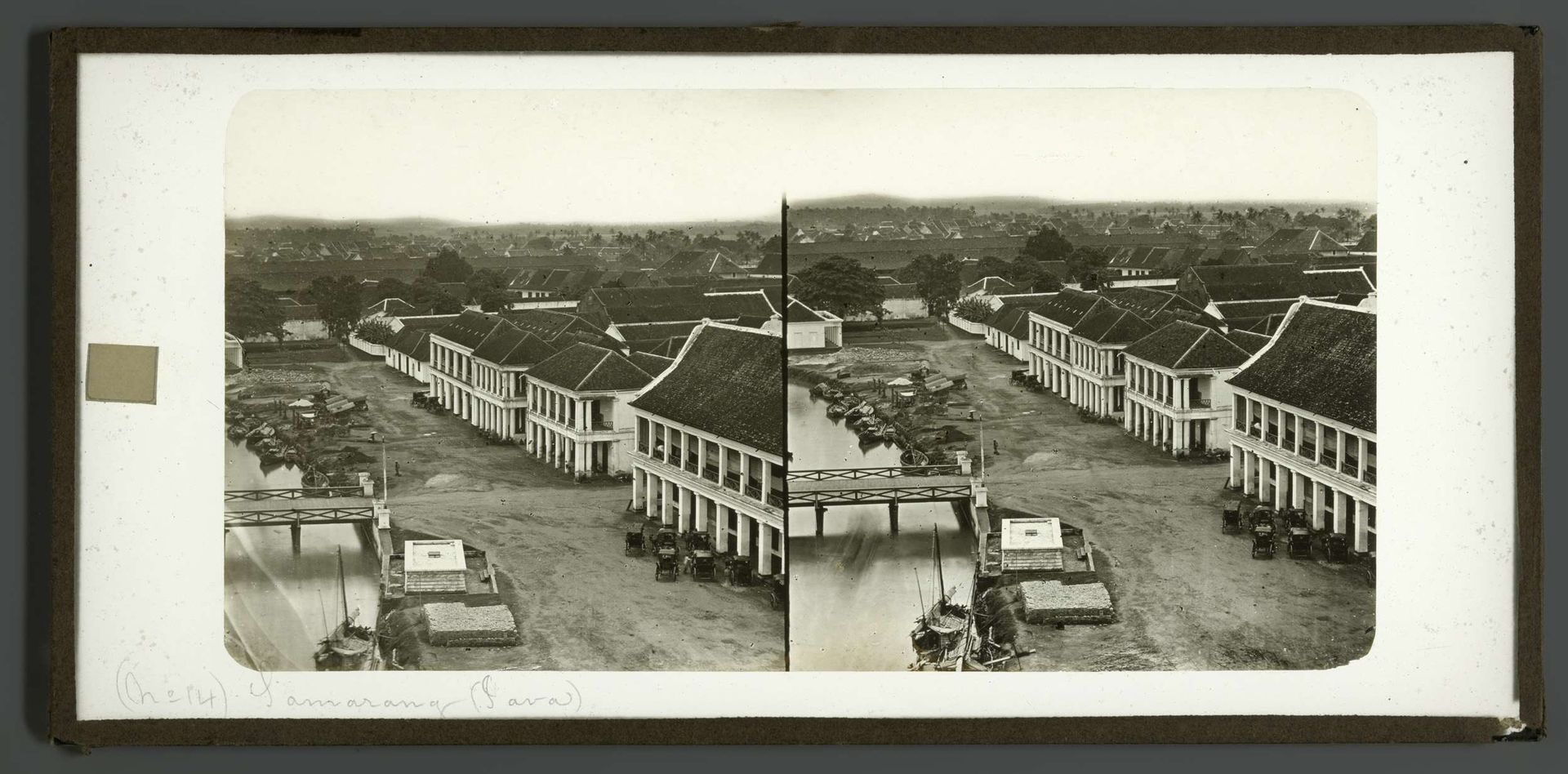 Straat in Semarang by Woodbury & Page