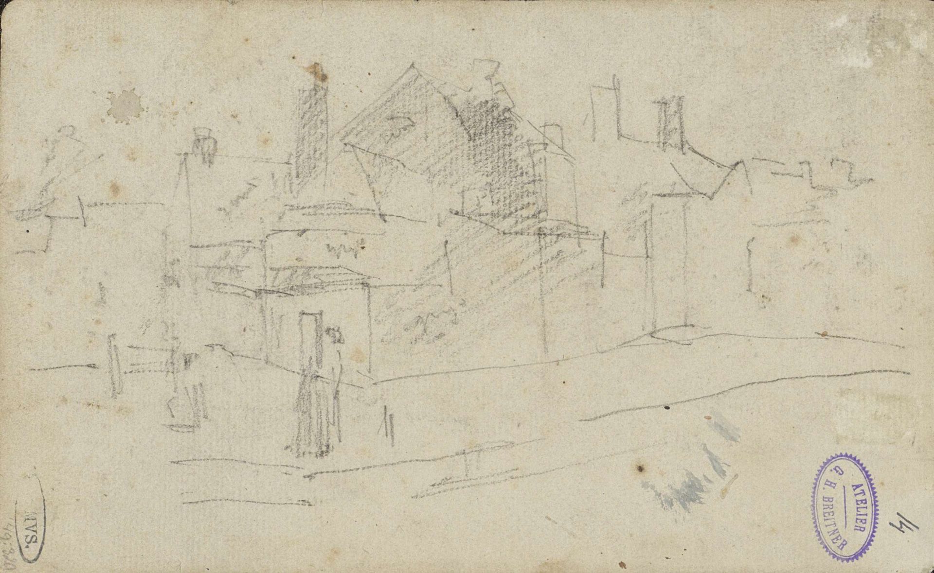 Stadsgezicht by George Hendrik Breitner