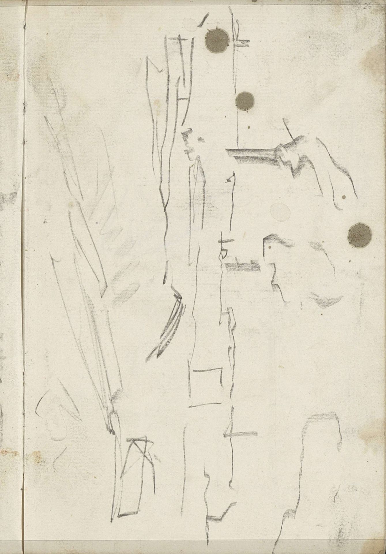 Gezicht in Amsterdam met rokende schoorstenen by George Hendrik Breitner