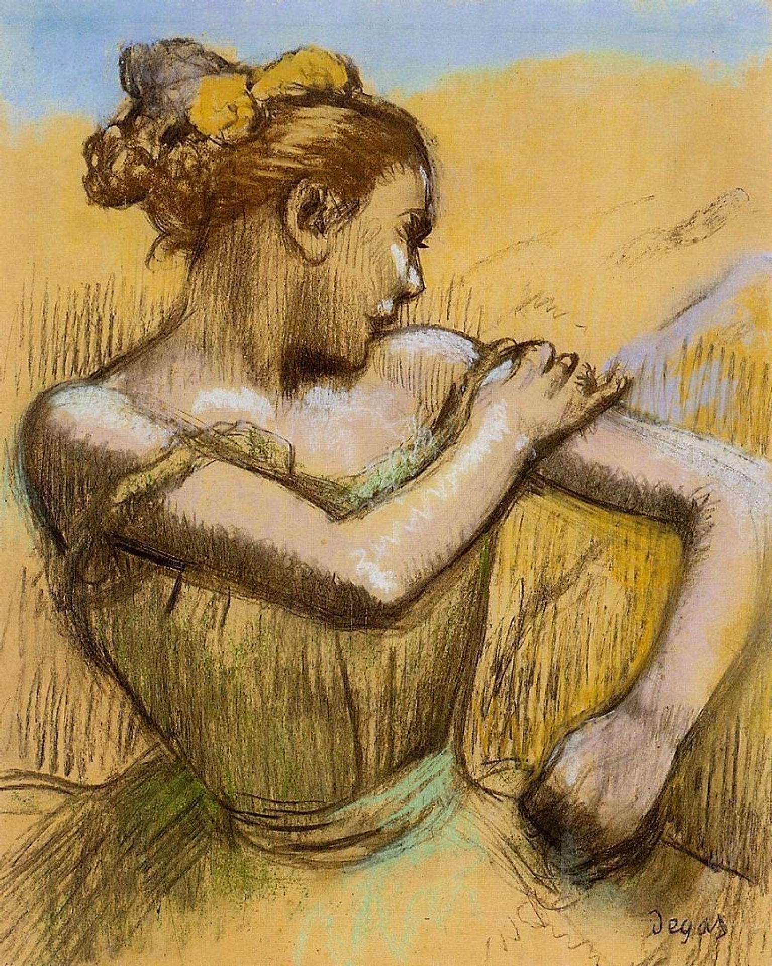 Torso of a Dancer by Edgar Degas