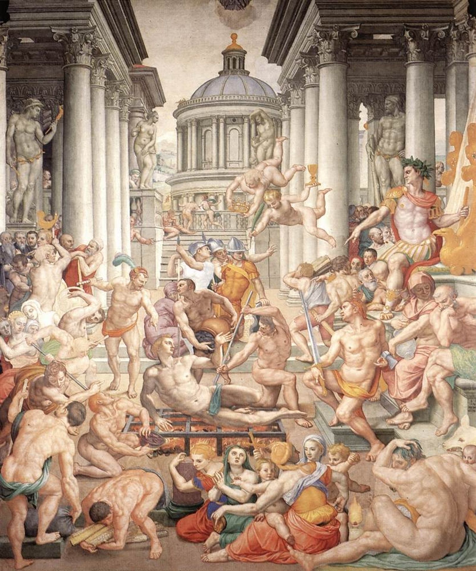 Martyrdom of St. Lawrence by Agnolo Bronzino