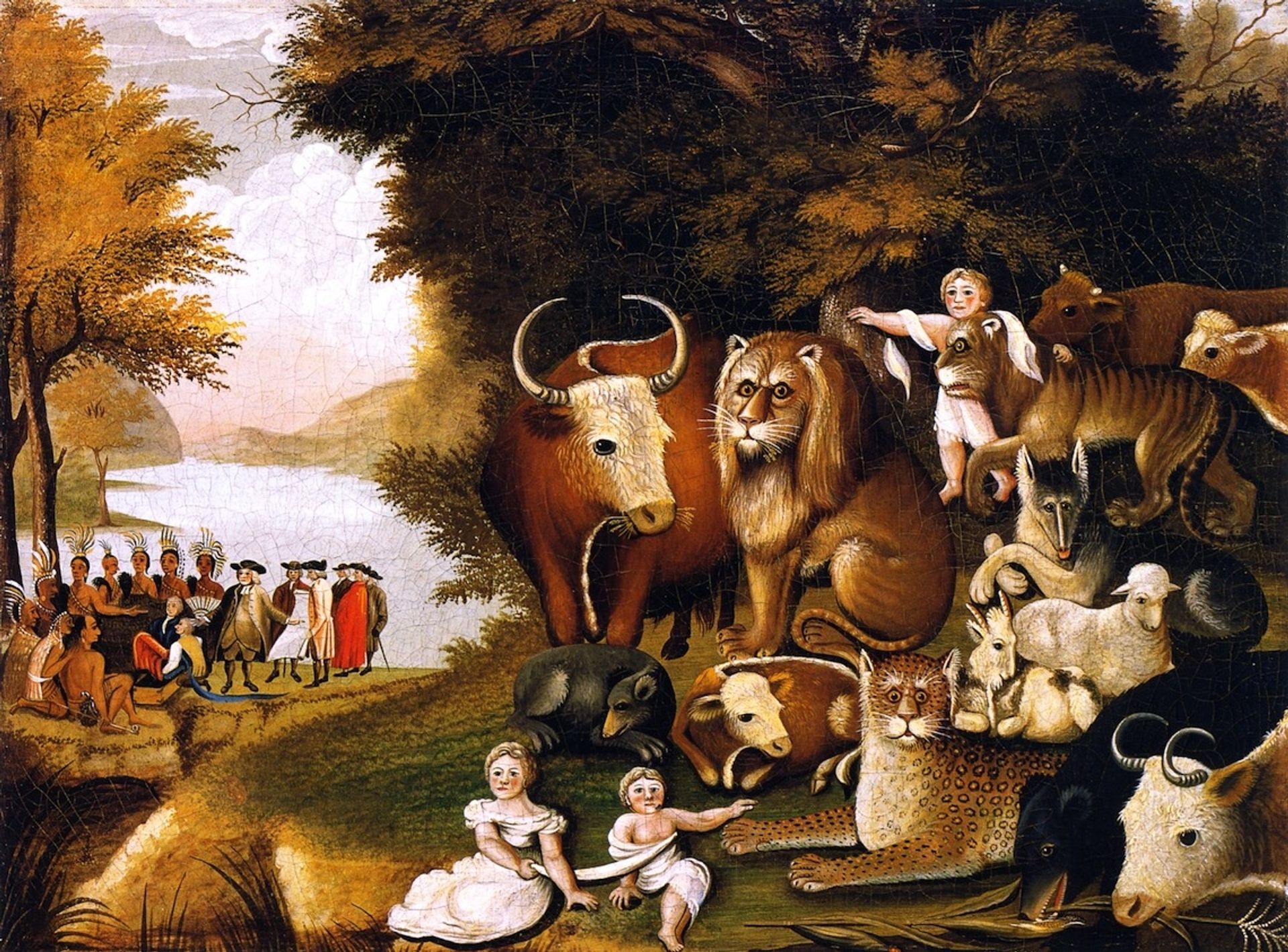 Peaceable Kingdom by Edward Hicks
