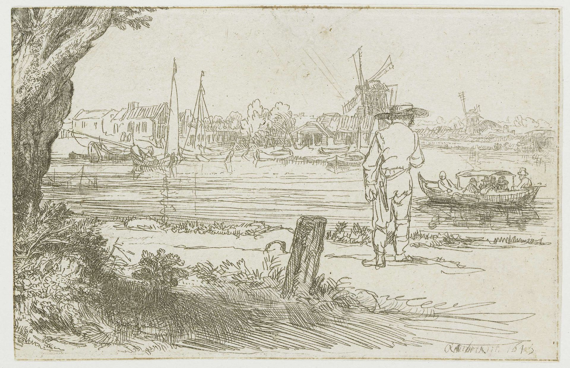 The Omval by Rembrandt van Rijn