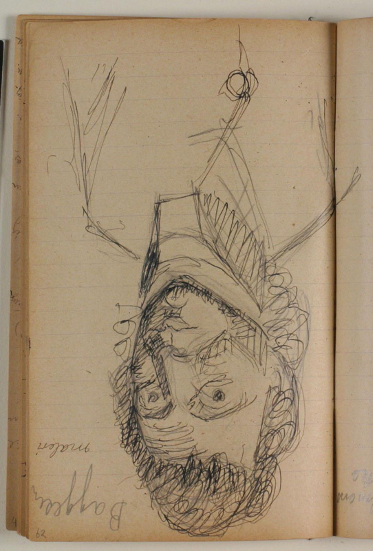 Studie af Jens Baggesen efter maleri på Frederiksborg by Niels Larsen Stevns