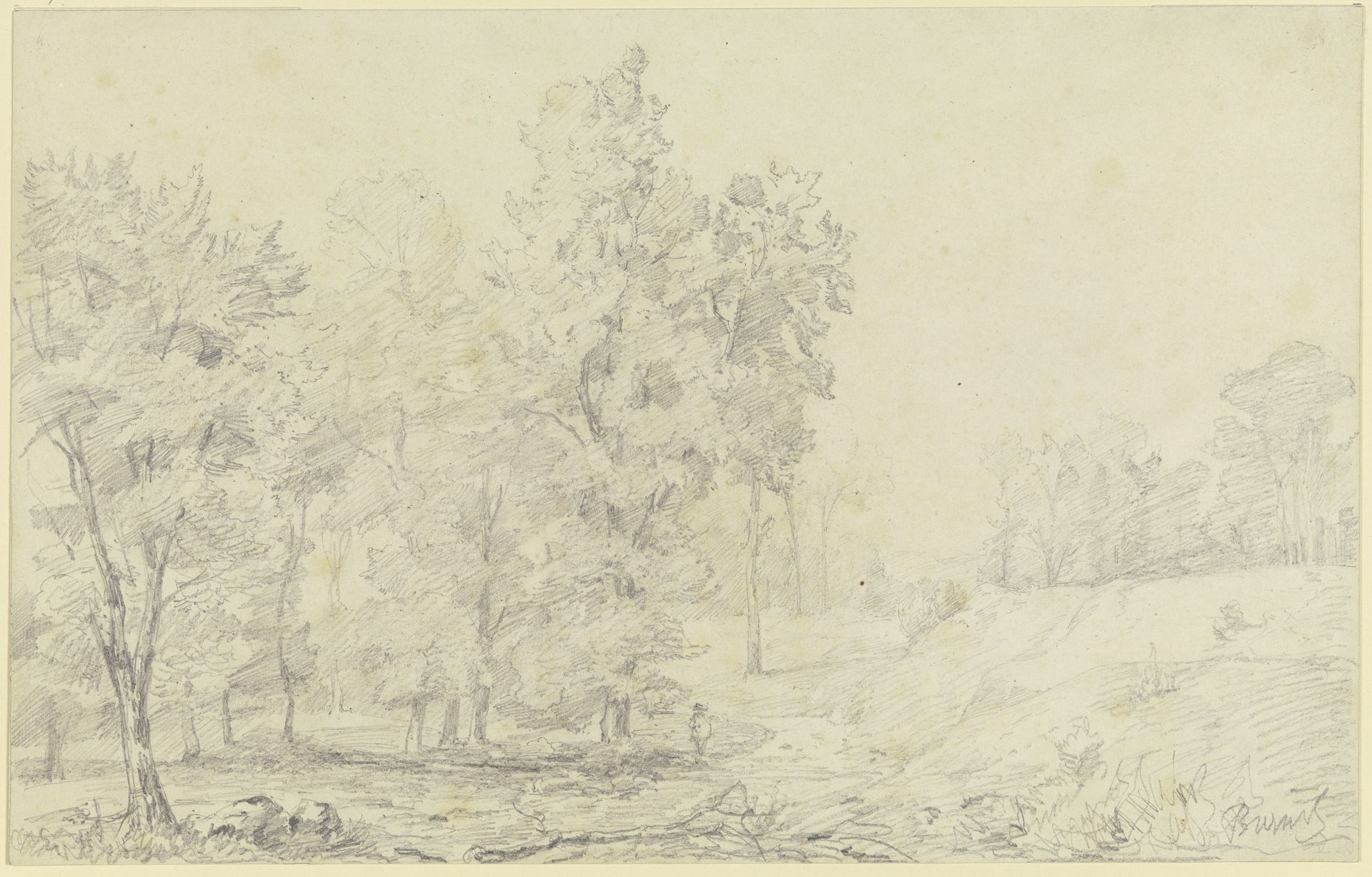 Tree landscape by Karl Peter Burnitz