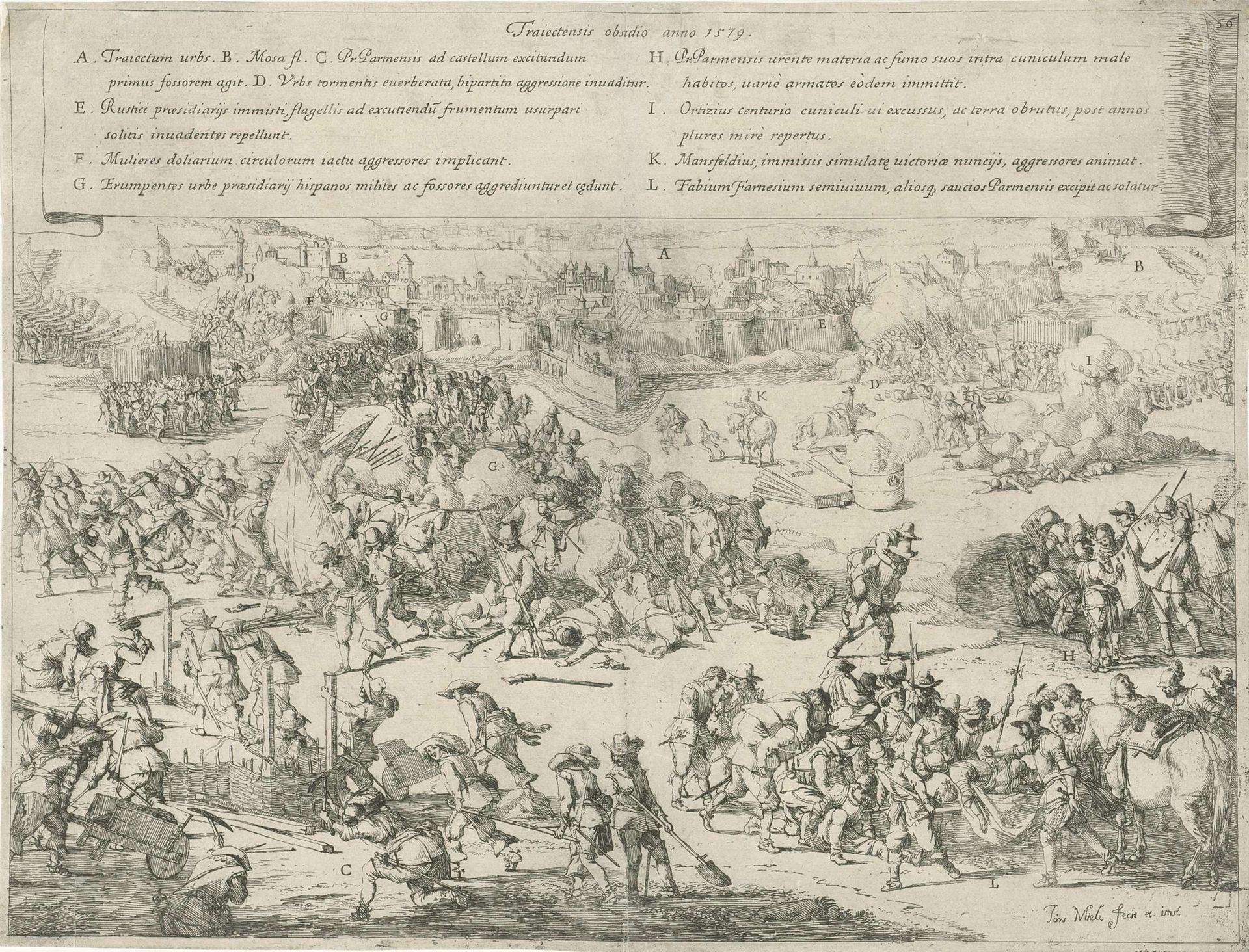 Beleg van Maastricht, 1579 by Jan Miel
