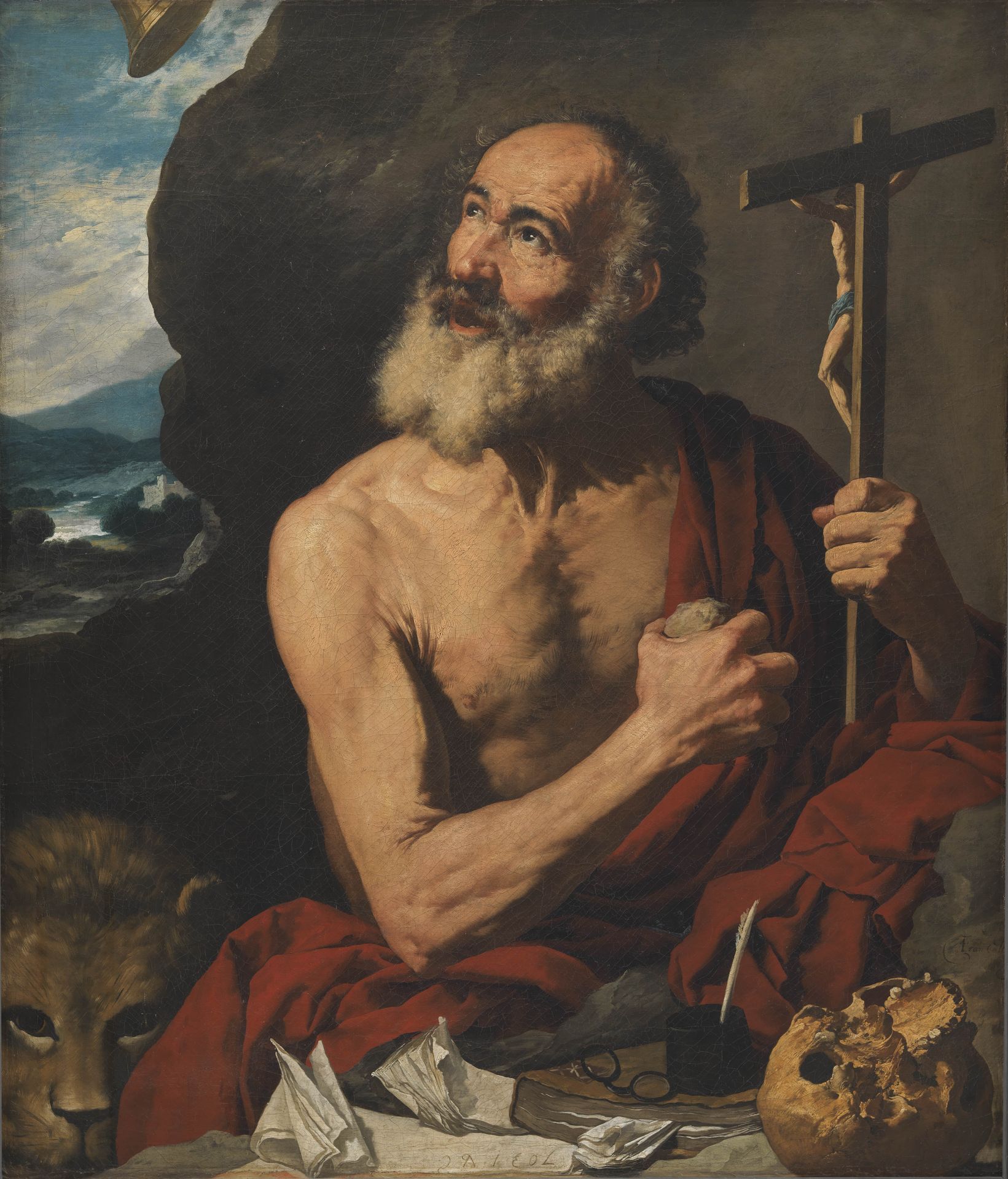 The Penitent St. Jerome by Francisco Collantes