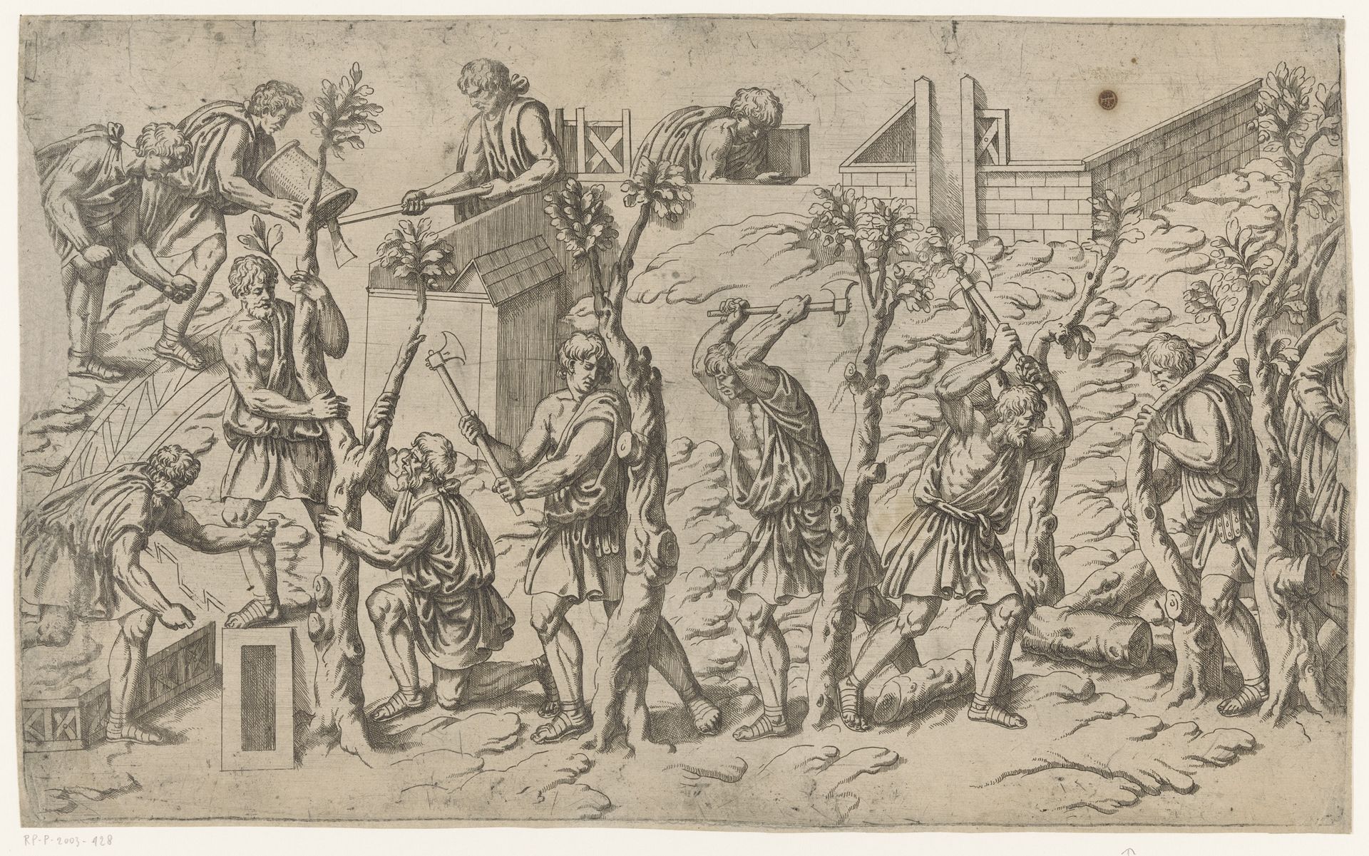 Scène uit de Dacische Oorlogen by Antonio Fantuzzi